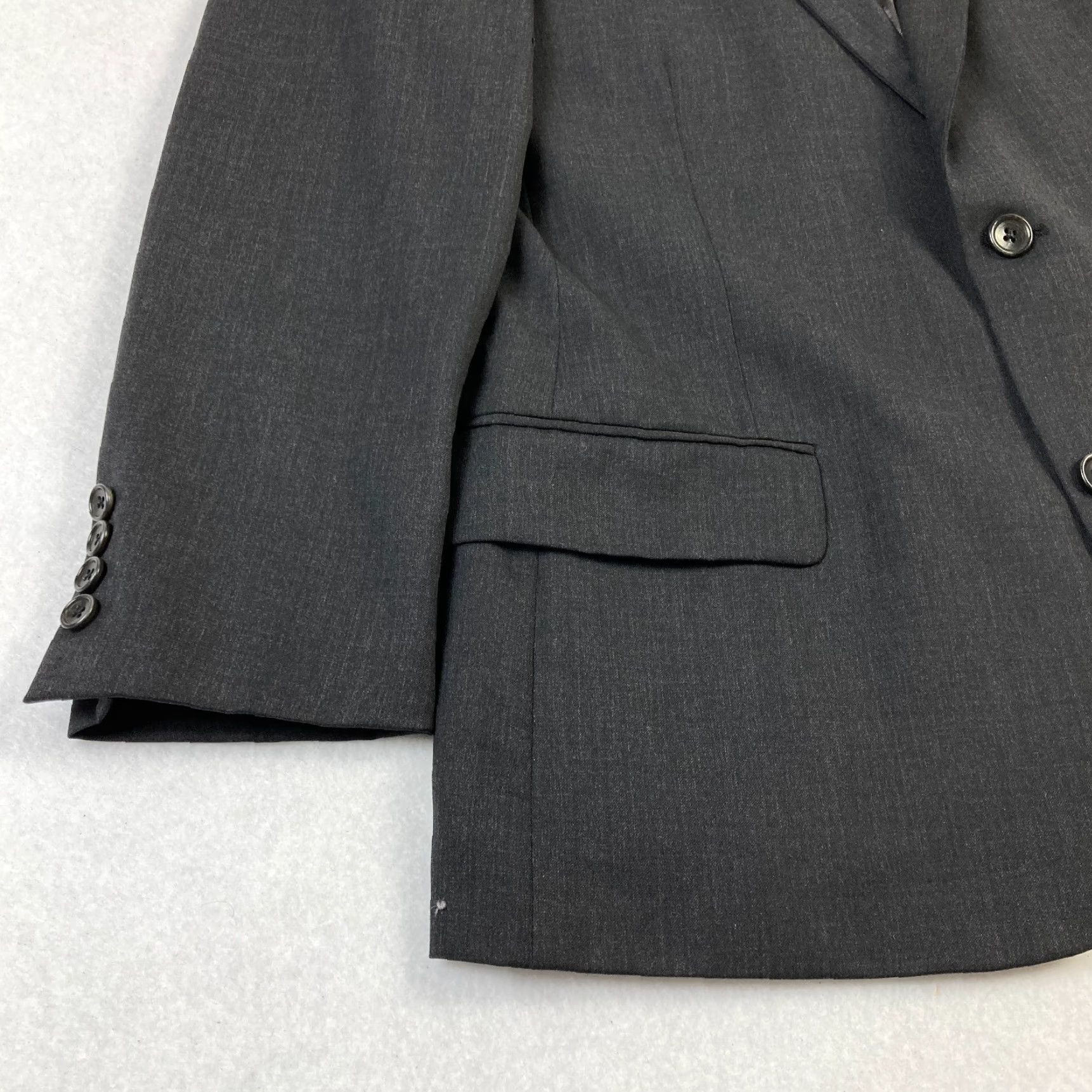 Brooks Brothers Brooks Brothers 1818 Fitzgerald Sport Coat Blazer Mens 40 Black Wool USA Made Size 40R - 2 Thumbnail