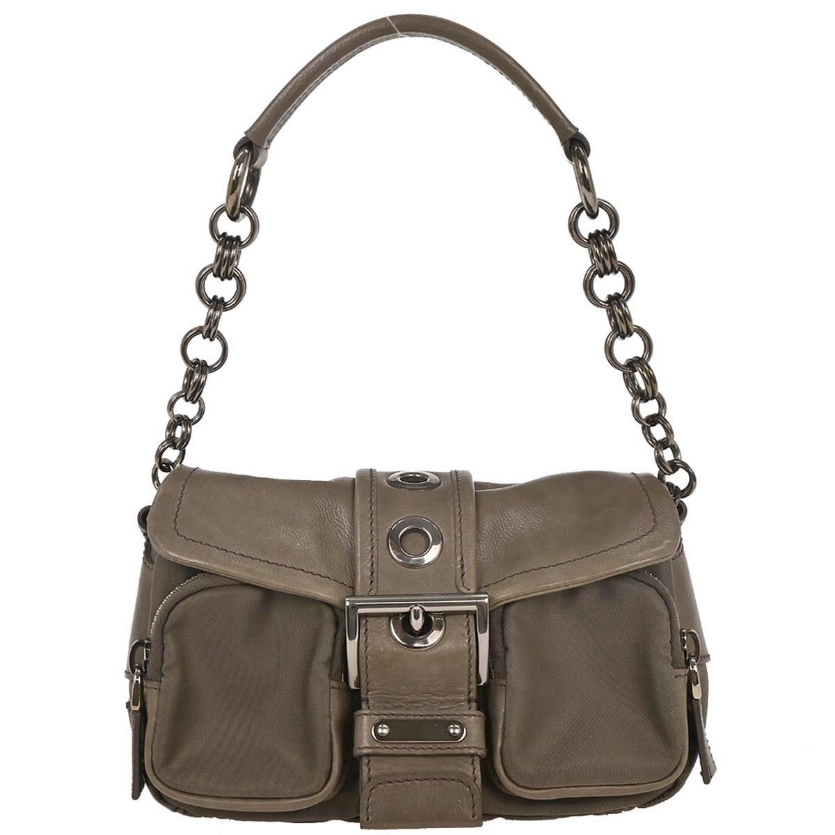 Prada Prada Vintage Shoulder Bag Nylon and Leather Size ONE SIZE - 1 Thumbnail