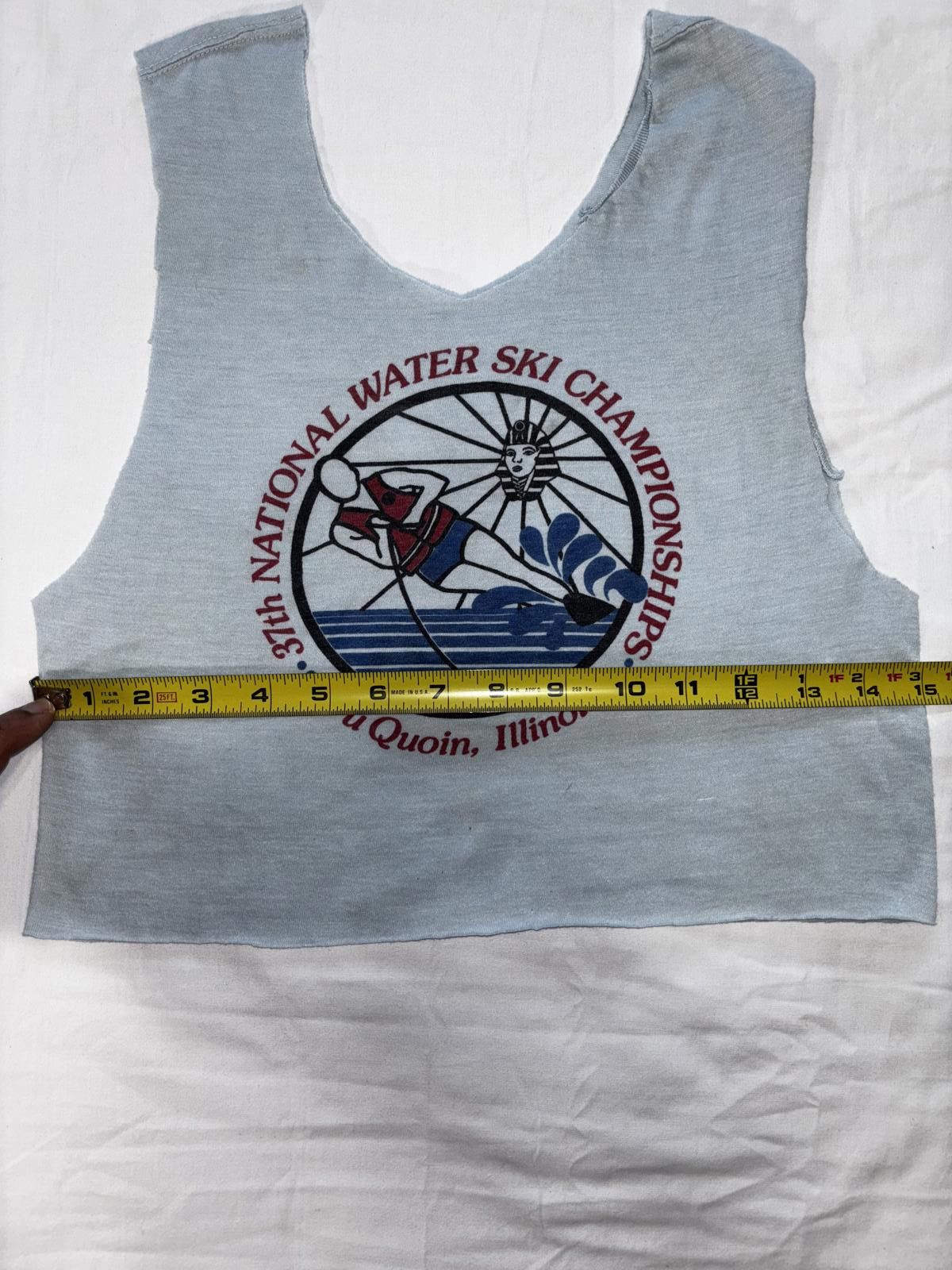 Designer Vintage 1979 National Water Ski Championships Tank Top Size XXS / US 00 / IT 34 - 6 Thumbnail