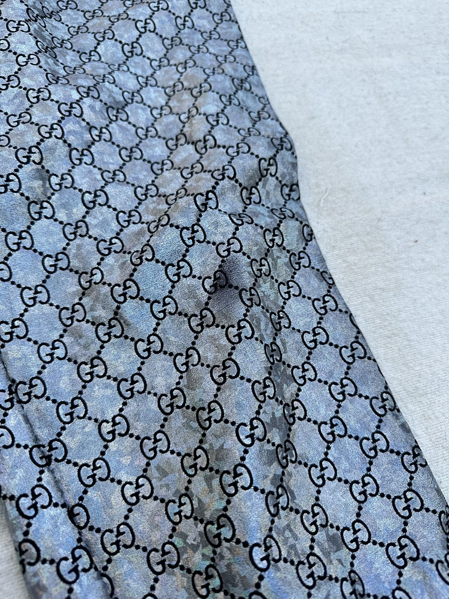 Gucci Gucci Sweatpants Monogram Shiny Silver Side Web Size US 28 / EU 44 - 4 Thumbnail