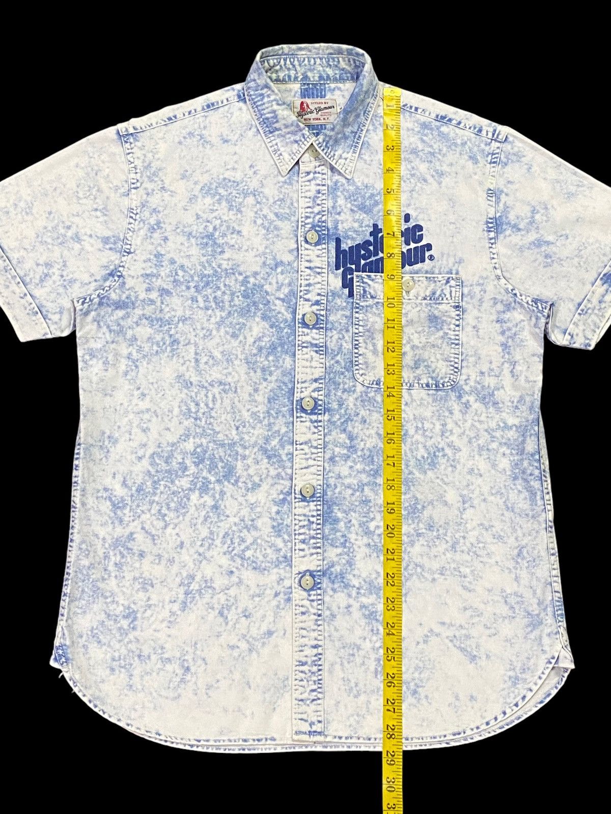 Hysteric Glamour × Japanese Brand Rare Design‼️Hysteric Glamour Acid Wash Shirt Button Ups Size US M / EU 48-50 / 2 - 5 Thumbnail