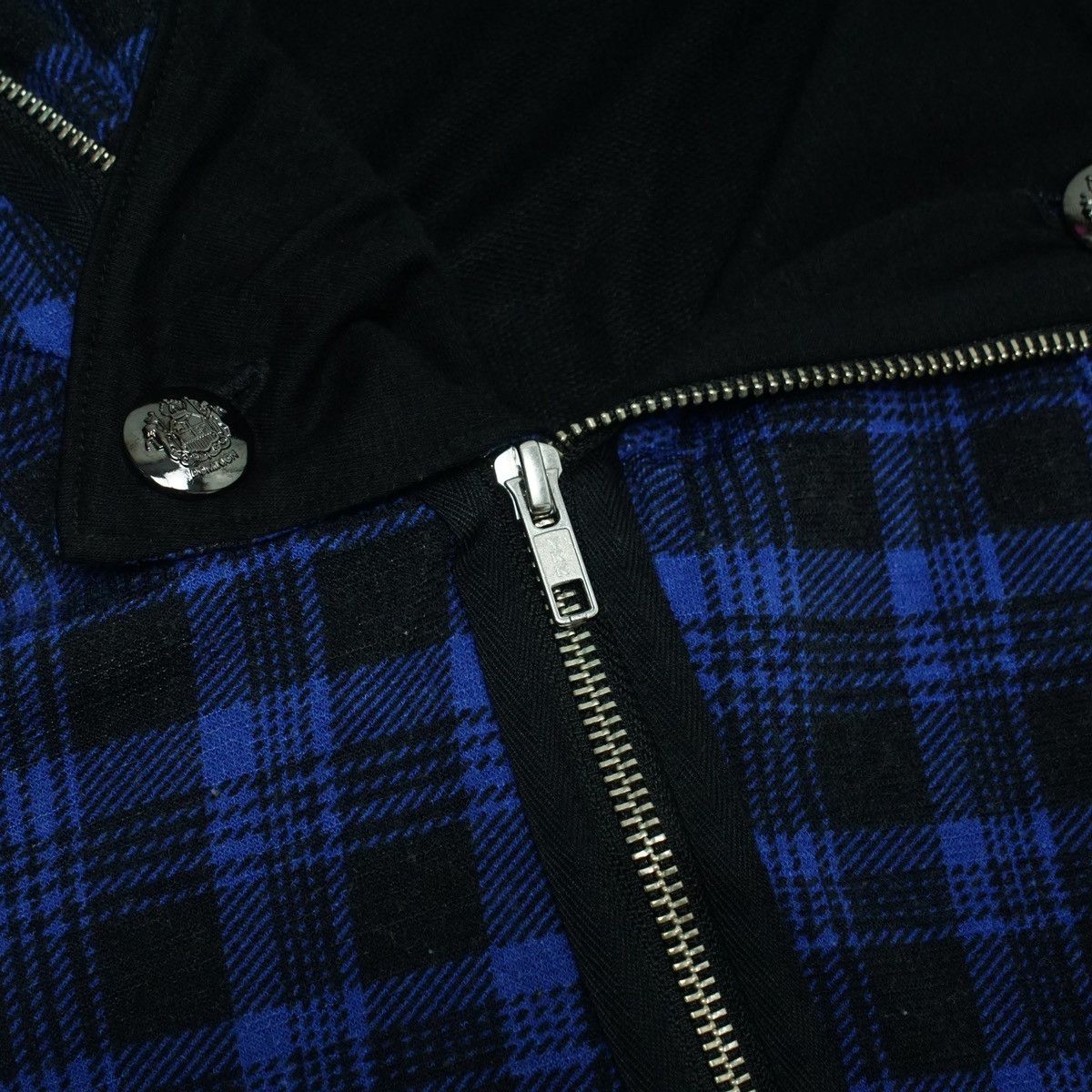 *NoTariff Algonquins Plaid Zipper Hood