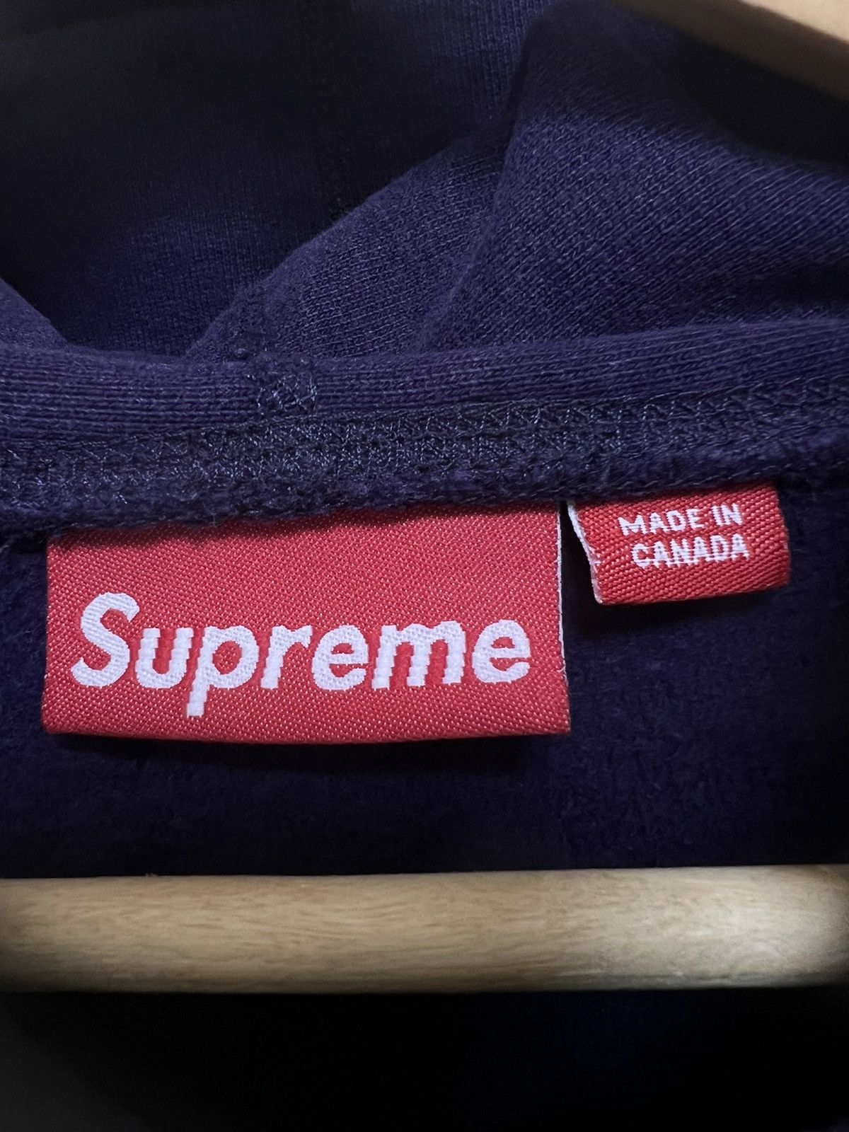 Supreme Supreme box logo hoodie purple 2001 XL Size US XL / EU 56 / 4 - 6 Thumbnail