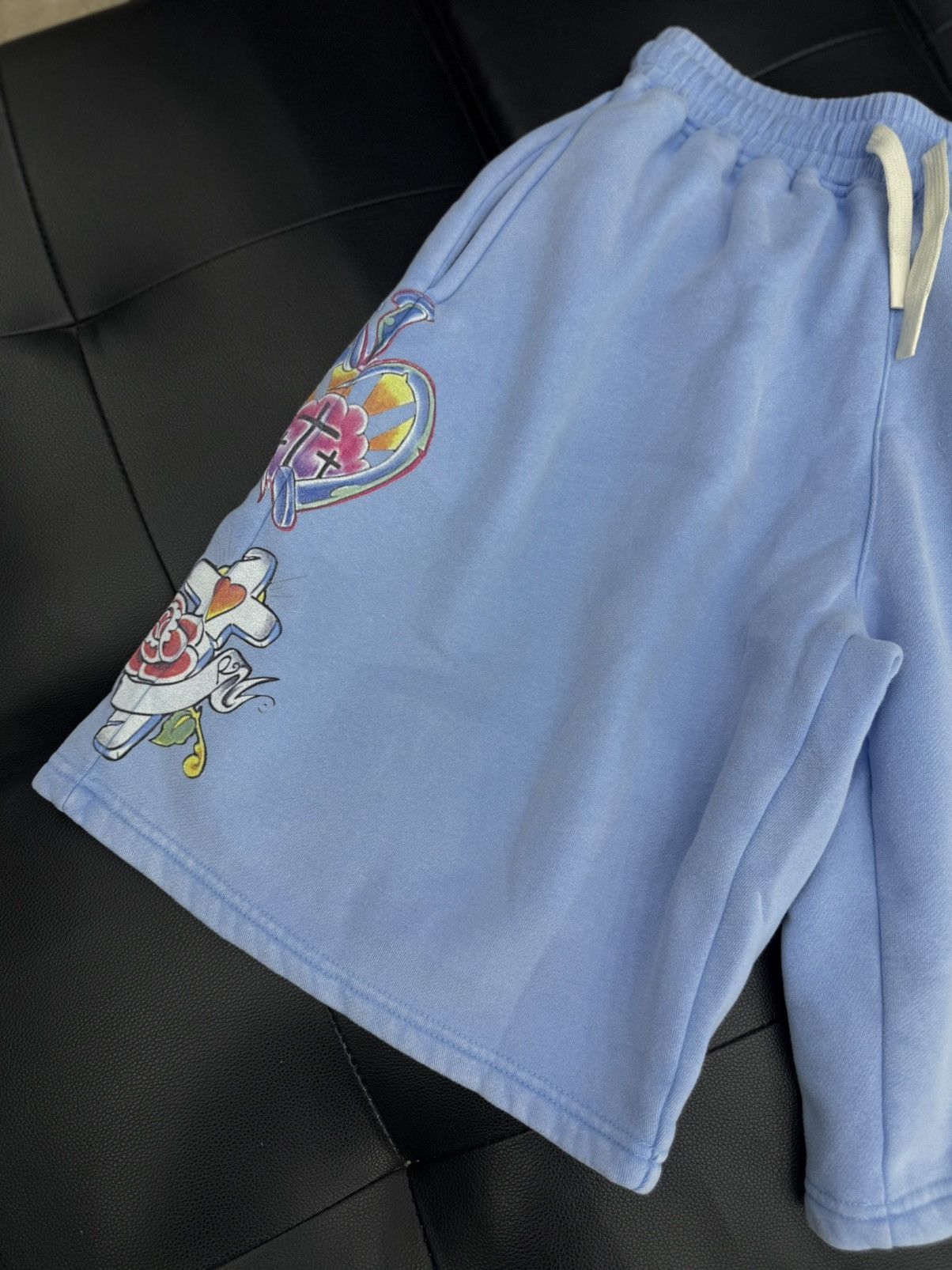 Other We Are Righteous Blue Cotton Shorts Size M (NEW) Size US 30 / EU 46 - 3 Thumbnail