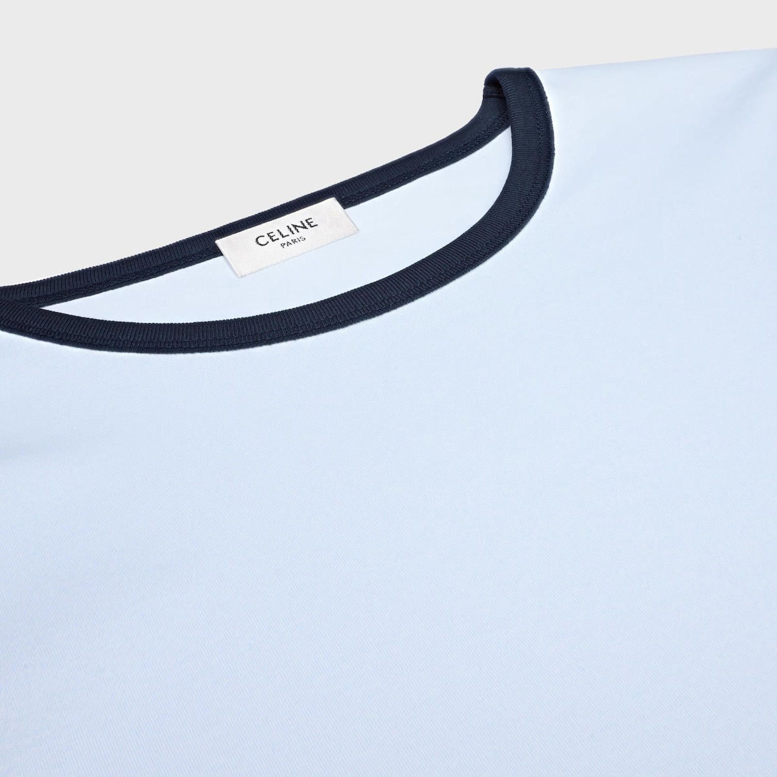 Celine CELINE 70'S TRIOMPHE T-SHIRT IN COTTON JERSEY SIZE M Size ONE SIZE - 2 Thumbnail