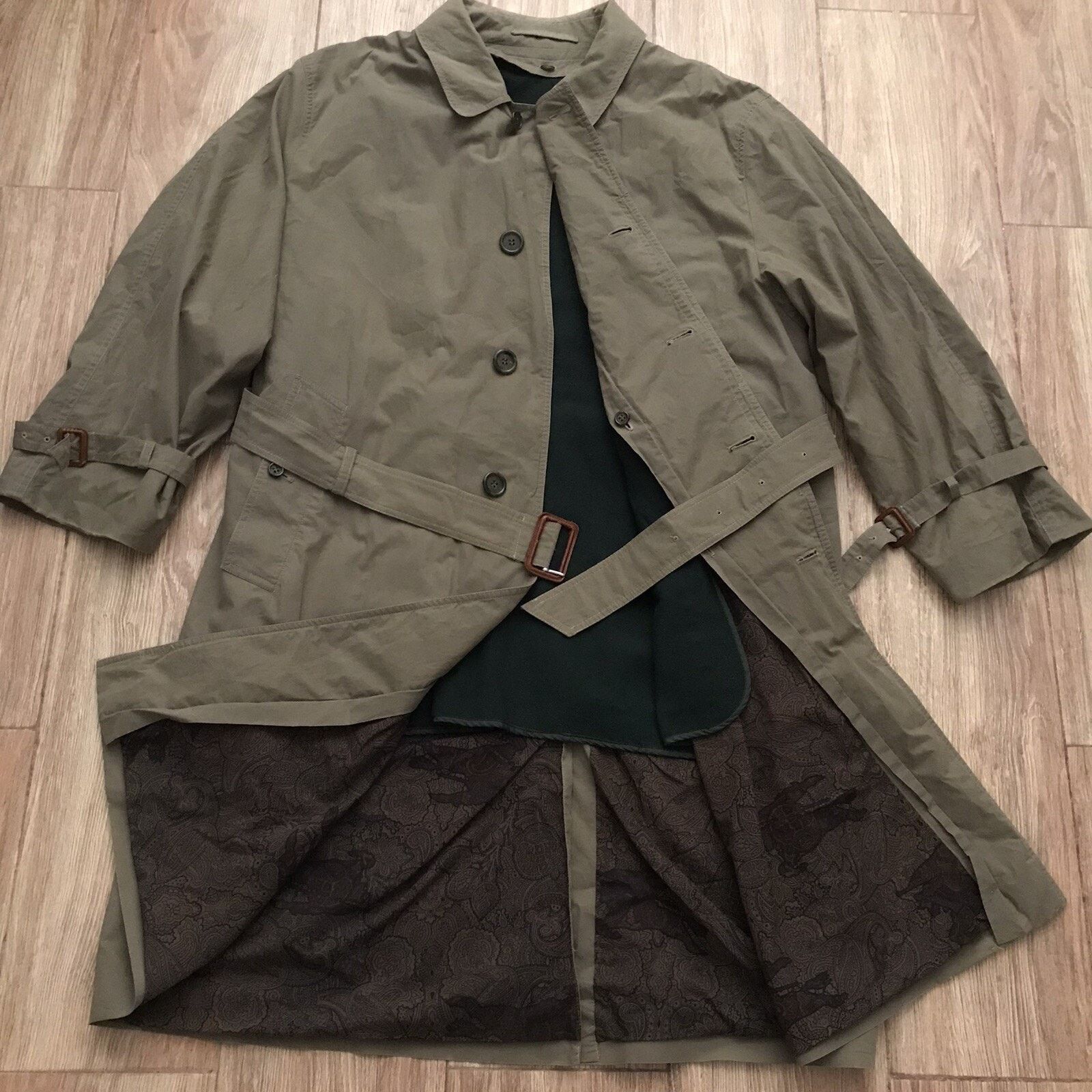 Burberry Burberry's Trench Coat NOVA CHECK VINTAGE overcoat KHAKI Size US L / EU 52-54 / 3 - 1 Thumbnail