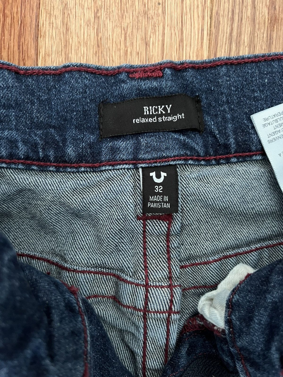 True Religion RICKY STRAIGHT JEAN Size US 32 / EU 48 - 4 Thumbnail