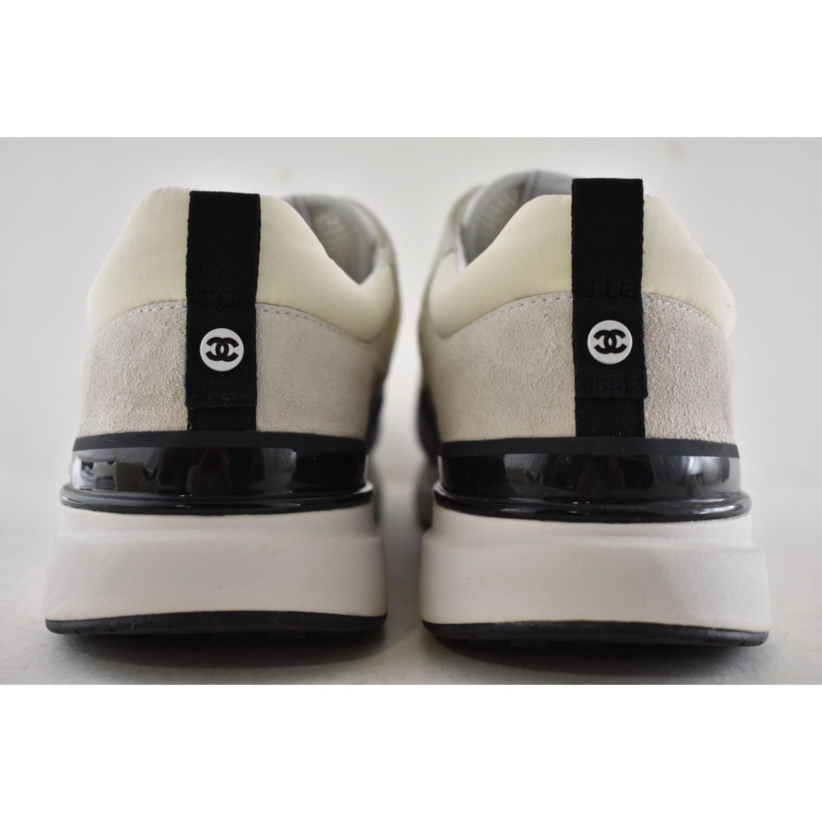 Chanel Mens Suede CC Logo Low Top Lace Up Trainer Sneaker Size US 11 / EU 44 - 11 Thumbnail