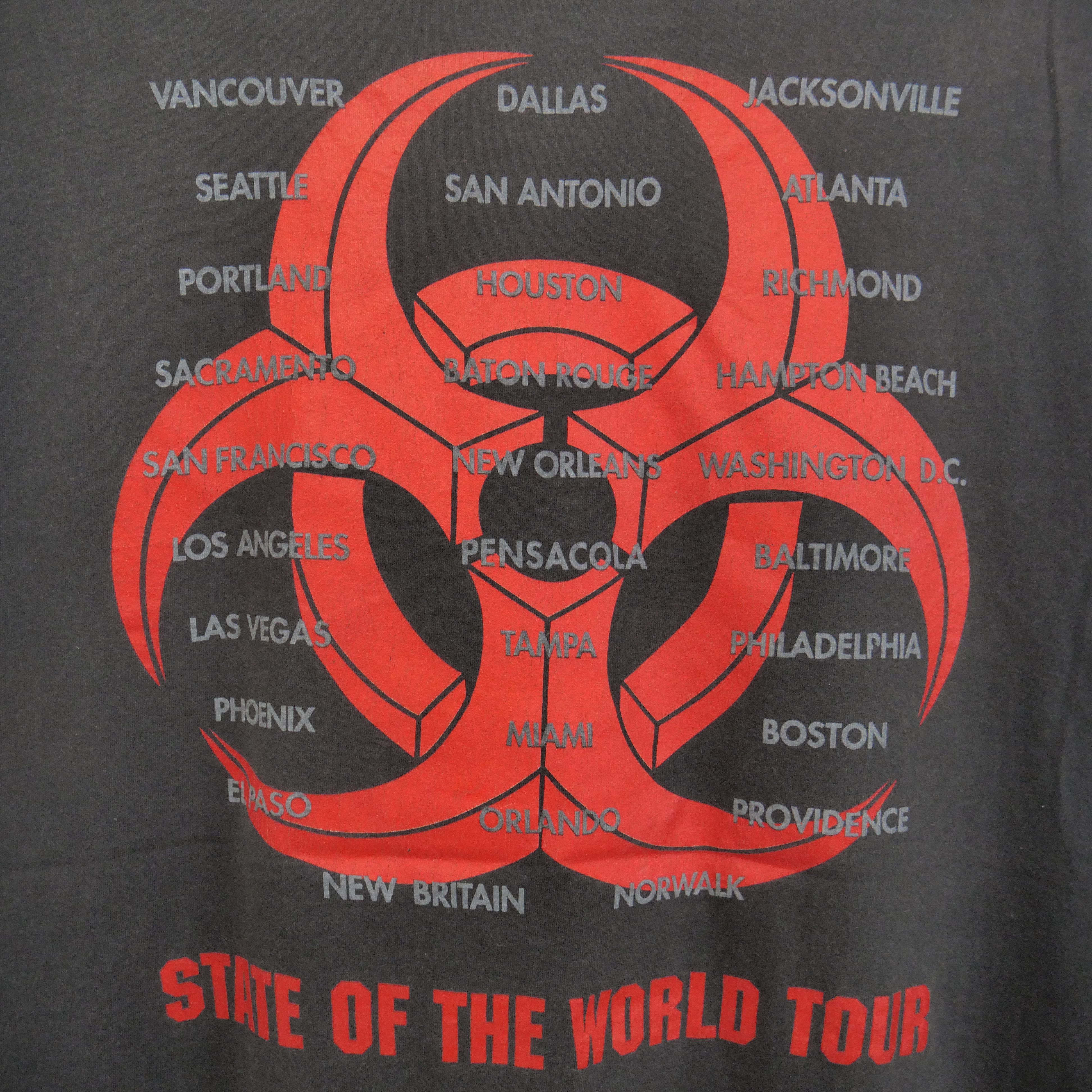 Other Vintage Biohazard 90s Shirt Size US XL / EU 56 / 4 - 3 Thumbnail