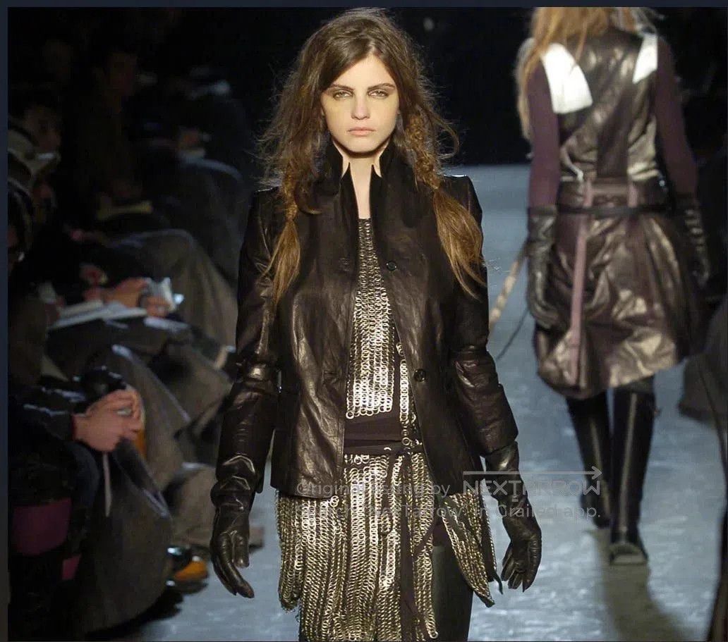 Ann Demeulemeester Ann Demeulemeester 04AW Strap Leather Blazer. Size S / US 4 / IT 40 - 2 Thumbnail