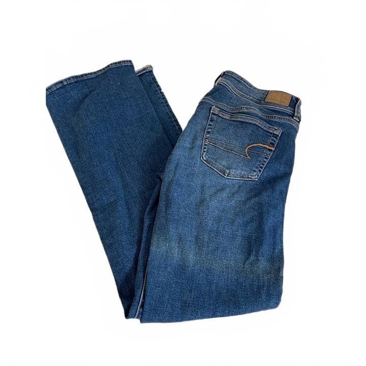 American Eagle Outfitters American Eagle KickBoot Denim Jeans 8 Long Size 32" / US 10 / IT 46 - 9 Thumbnail