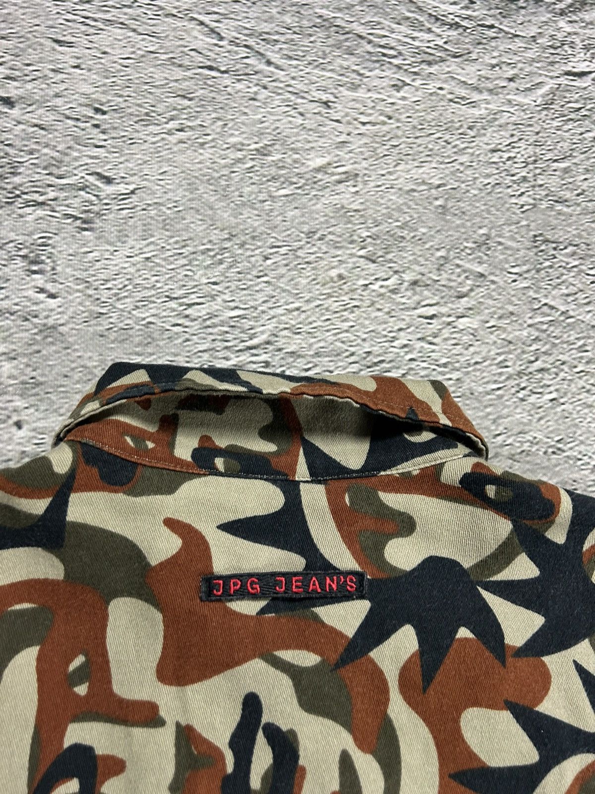 Jean Paul Gaultier Jean Paul Gaultier denim jacket AW 2001 JPG Jeans Faces Camo Size S / US 4 / IT 40 - 10 Thumbnail