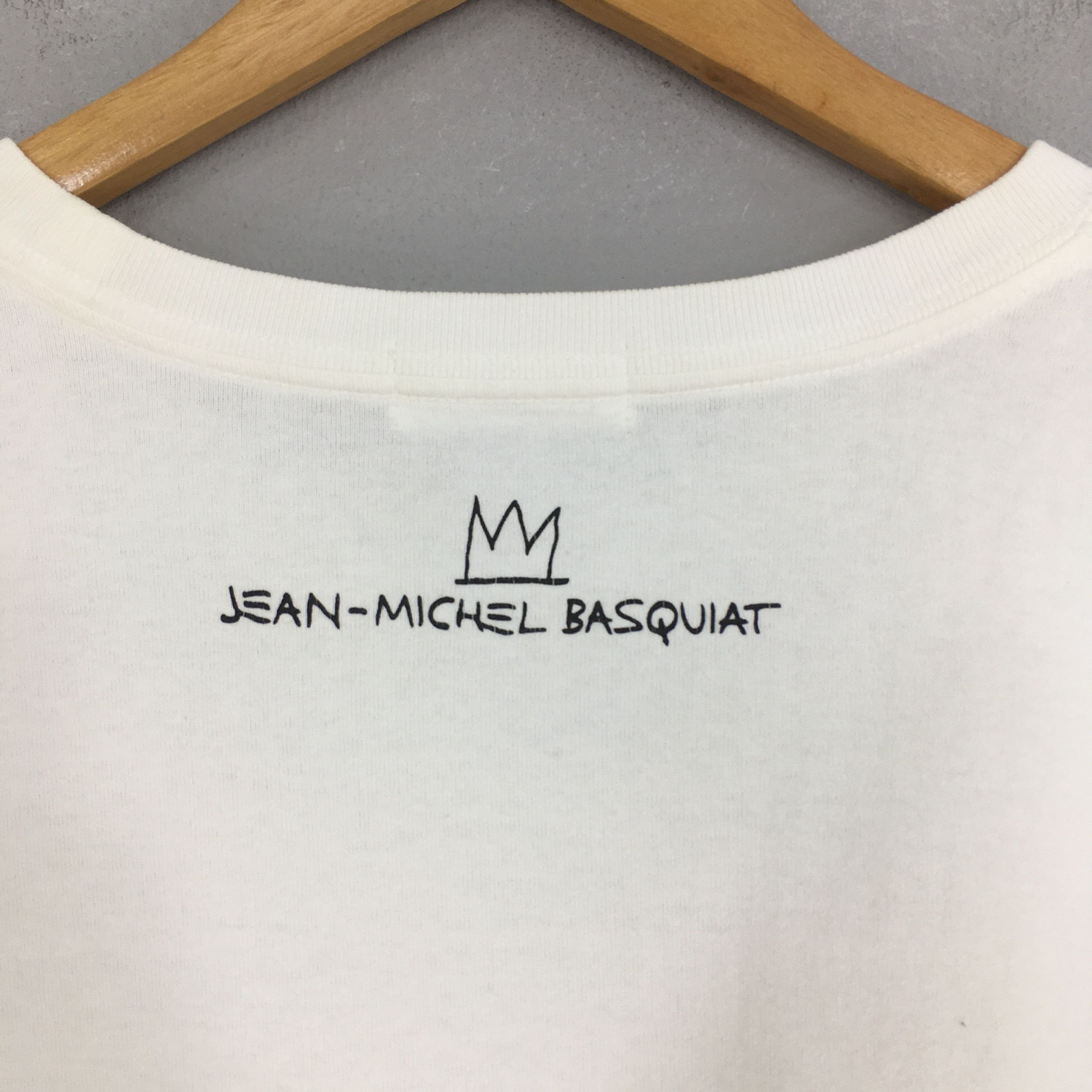 Jean-Michel Basquiat × Vintage Jean Michel Basquiat Samo Same-Oh Artwork Tshirt Size L Size US L / EU 52-54 / 3 - 8 Thumbnail