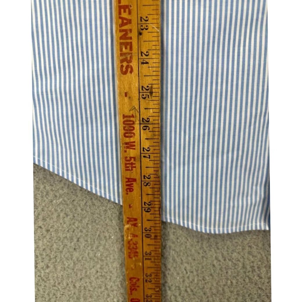 Croft & Barrow Croft Barrow Shirt Men Small Blue Striped Easy Care Button-Down Casual Size US S / EU 44-46 / 1 - 7 Thumbnail
