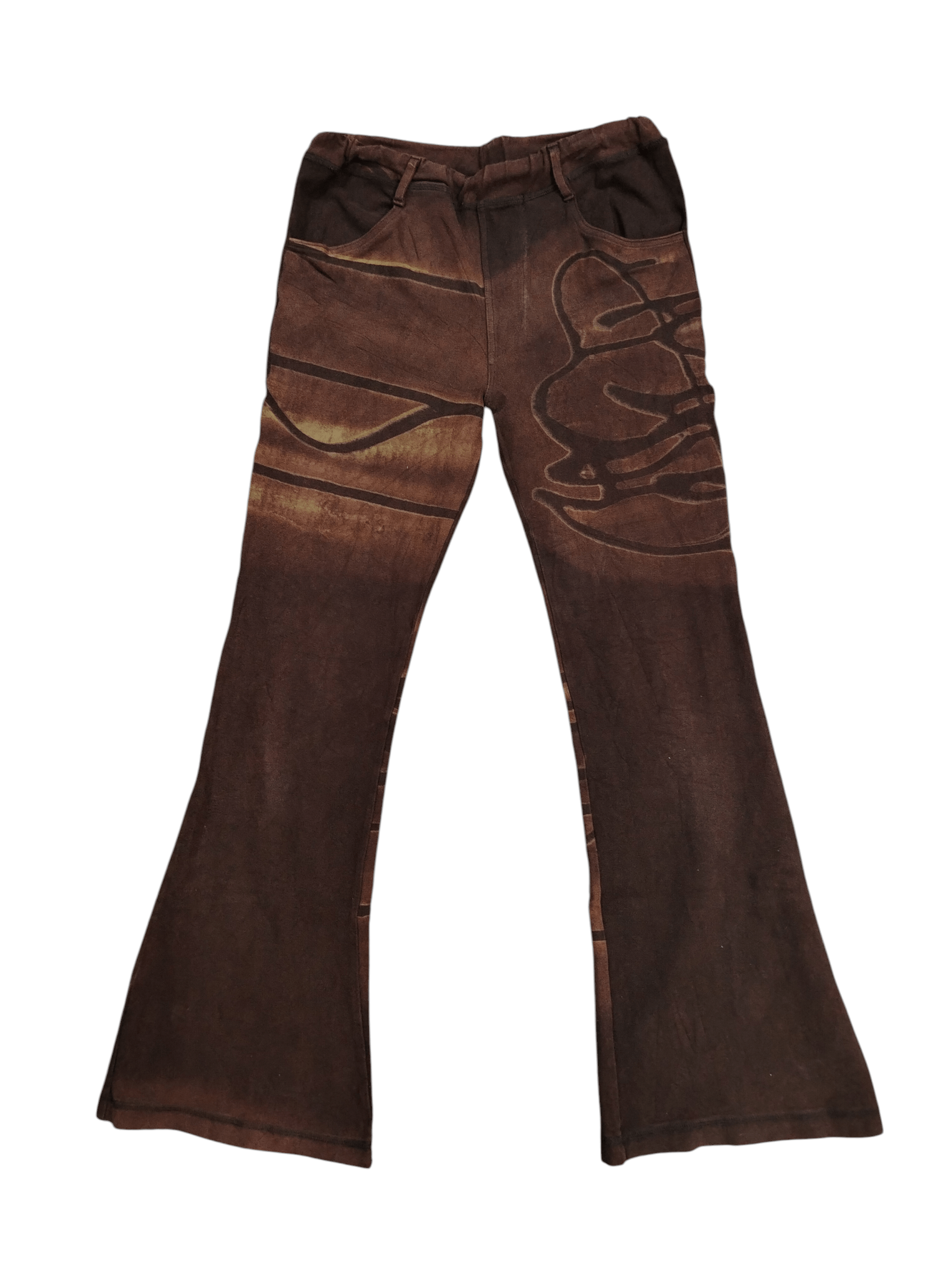 Kaya brown flare pants