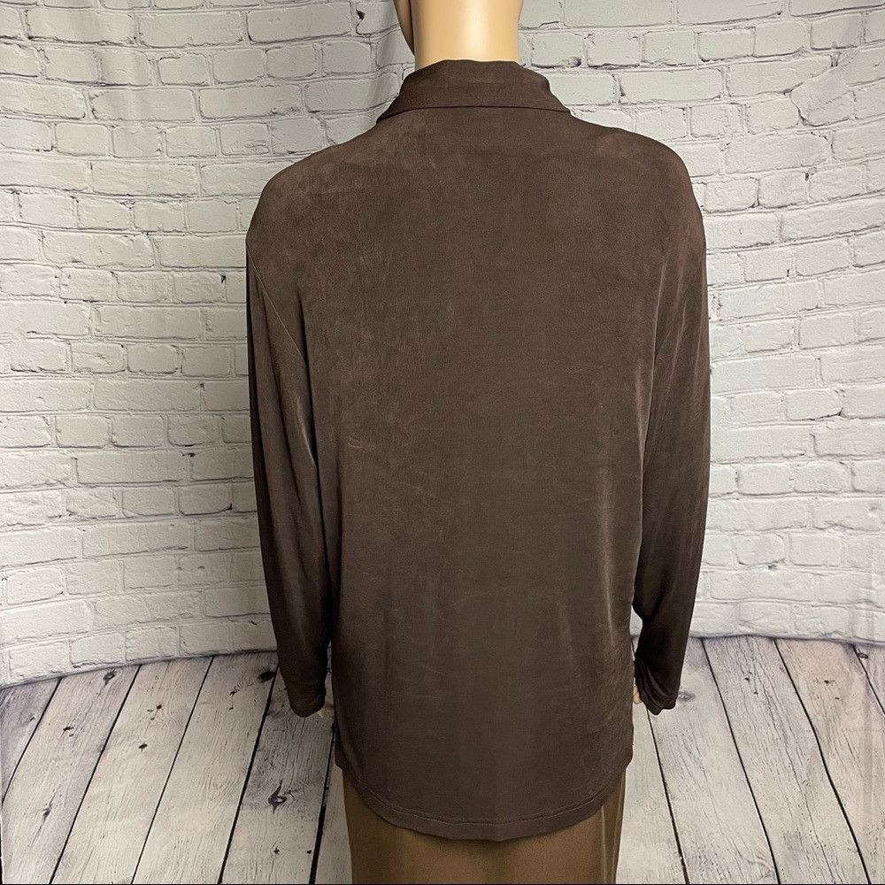 Chicos Chico’s Private Edition Set Long Sleeve Top Size 2 US L Car Size M / US 6-8 / IT 42-44 - 5 Thumbnail