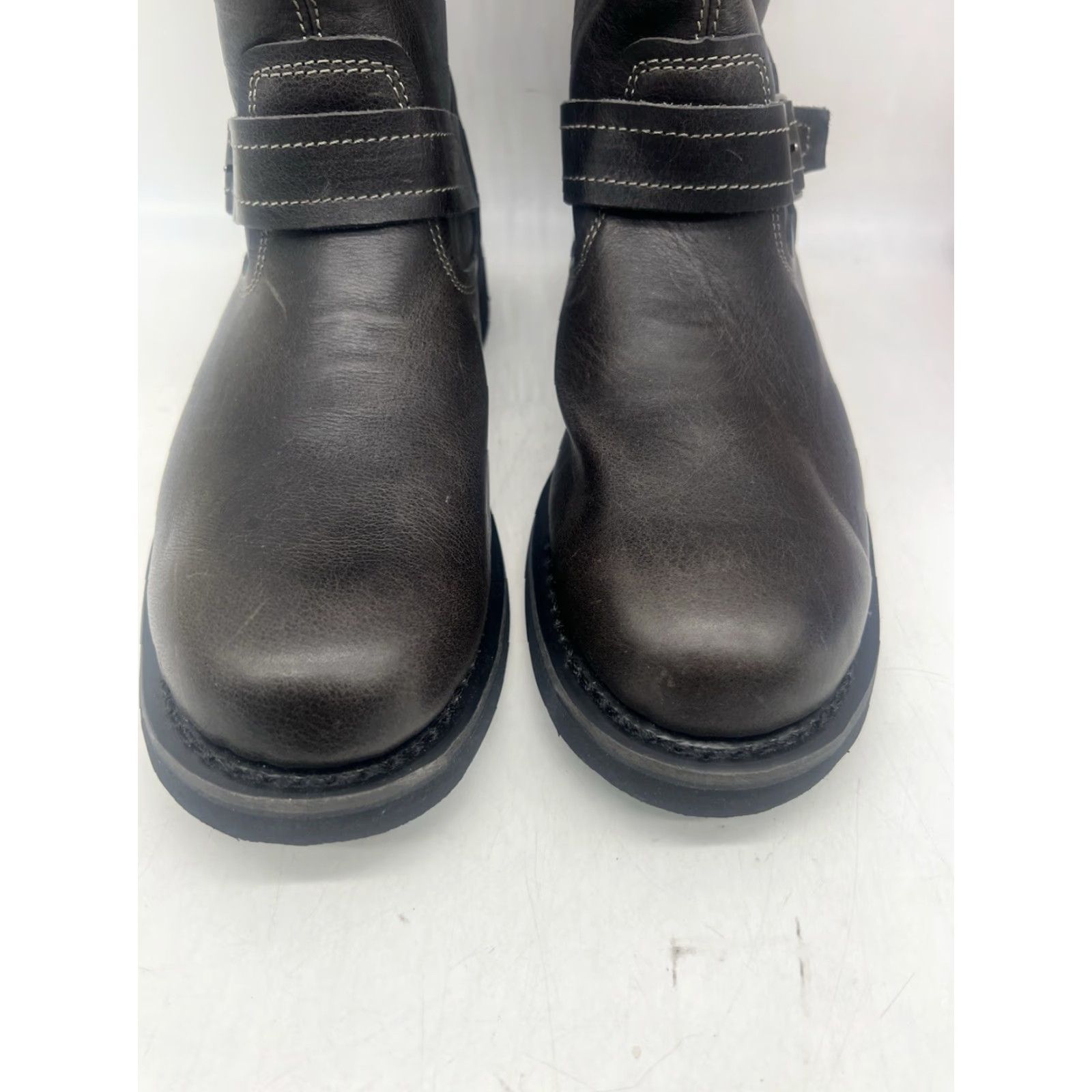 Harley Davidson Harley-Davidson D93849 Leather Motorcycle Boots Mens Size 10.5 Brown Biker Size US 10.5 / EU 43-44 - 2 Thumbnail