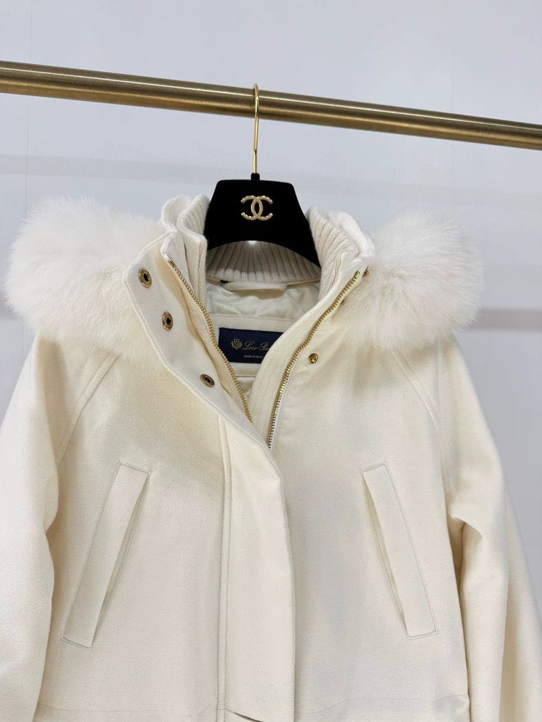 Loro Piana LORO PIANA Medium-length fox fur hooded coat Size XS / US 0-2 / IT 36-38 - 2 Thumbnail