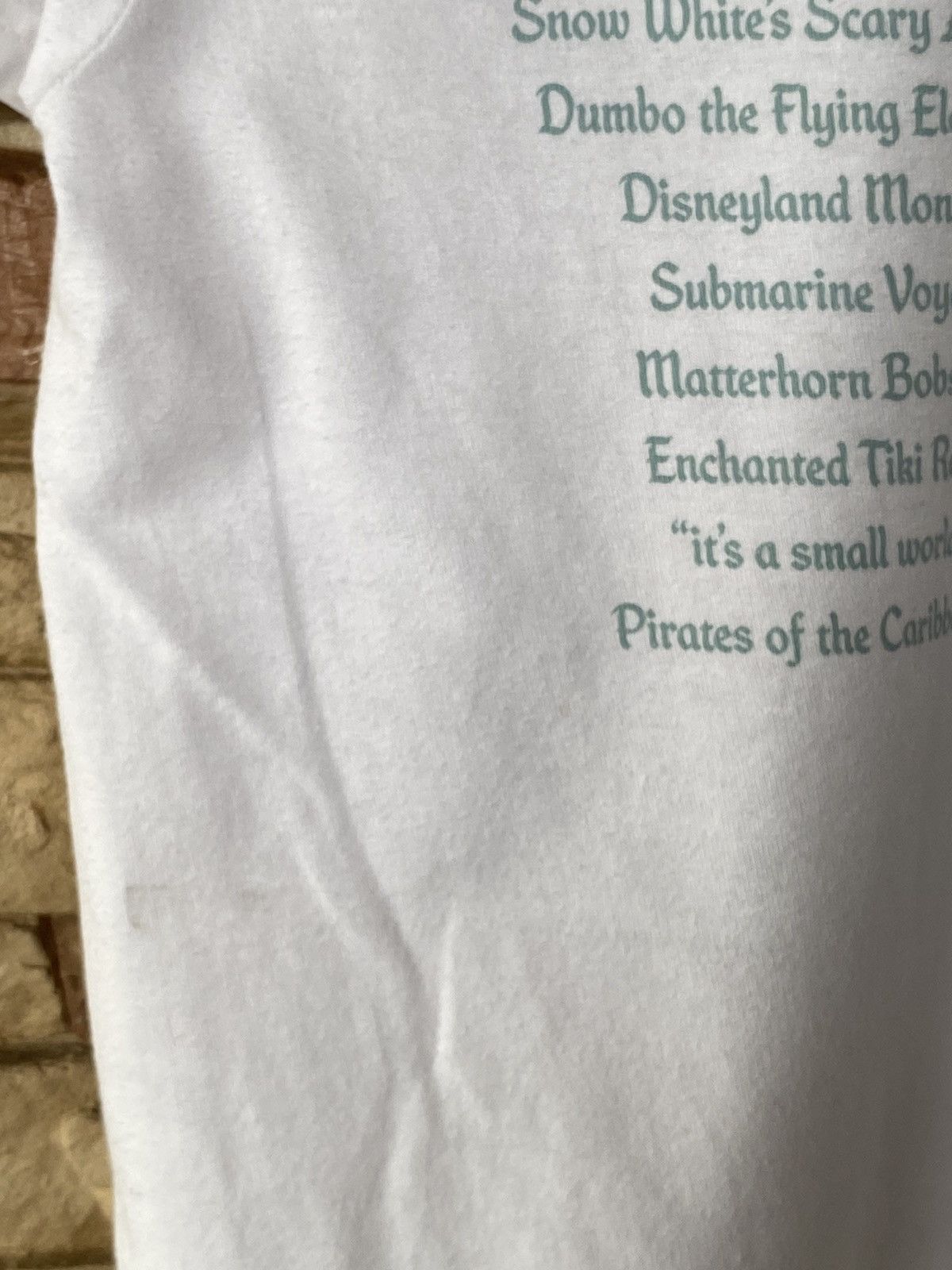 Disney Disneyland 60 years Anniversary Celebration Backhit Print Tees Mickey Mouse Vtg Vintage Size US M / EU 48-50 / 2 - 8 Thumbnail