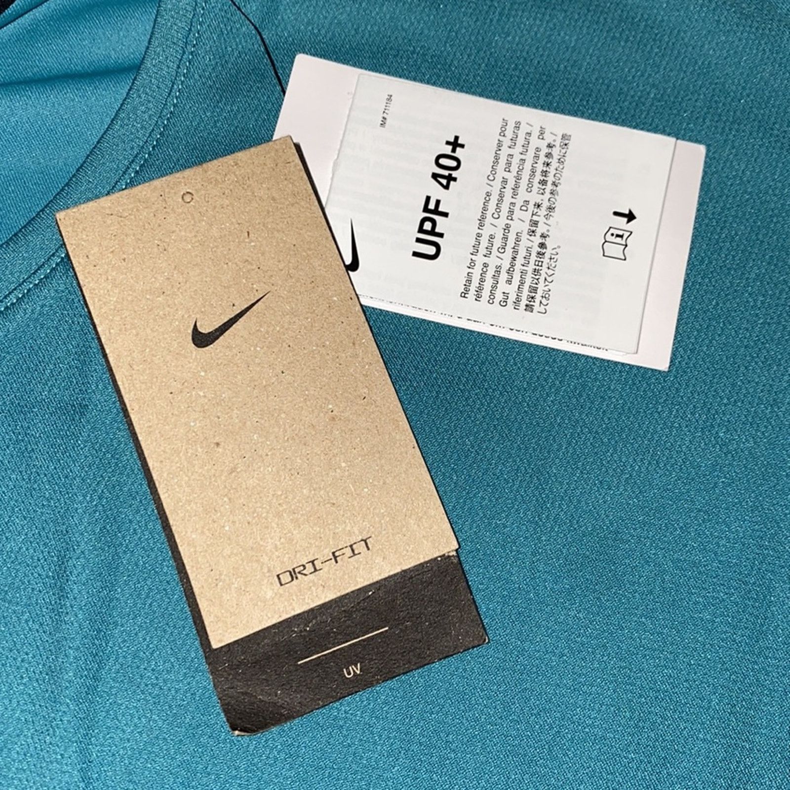 Nike Nike skeleton bone swoosh UPF 40+ short sleeve Size US M / EU 48-50 / 2 - 6 Thumbnail