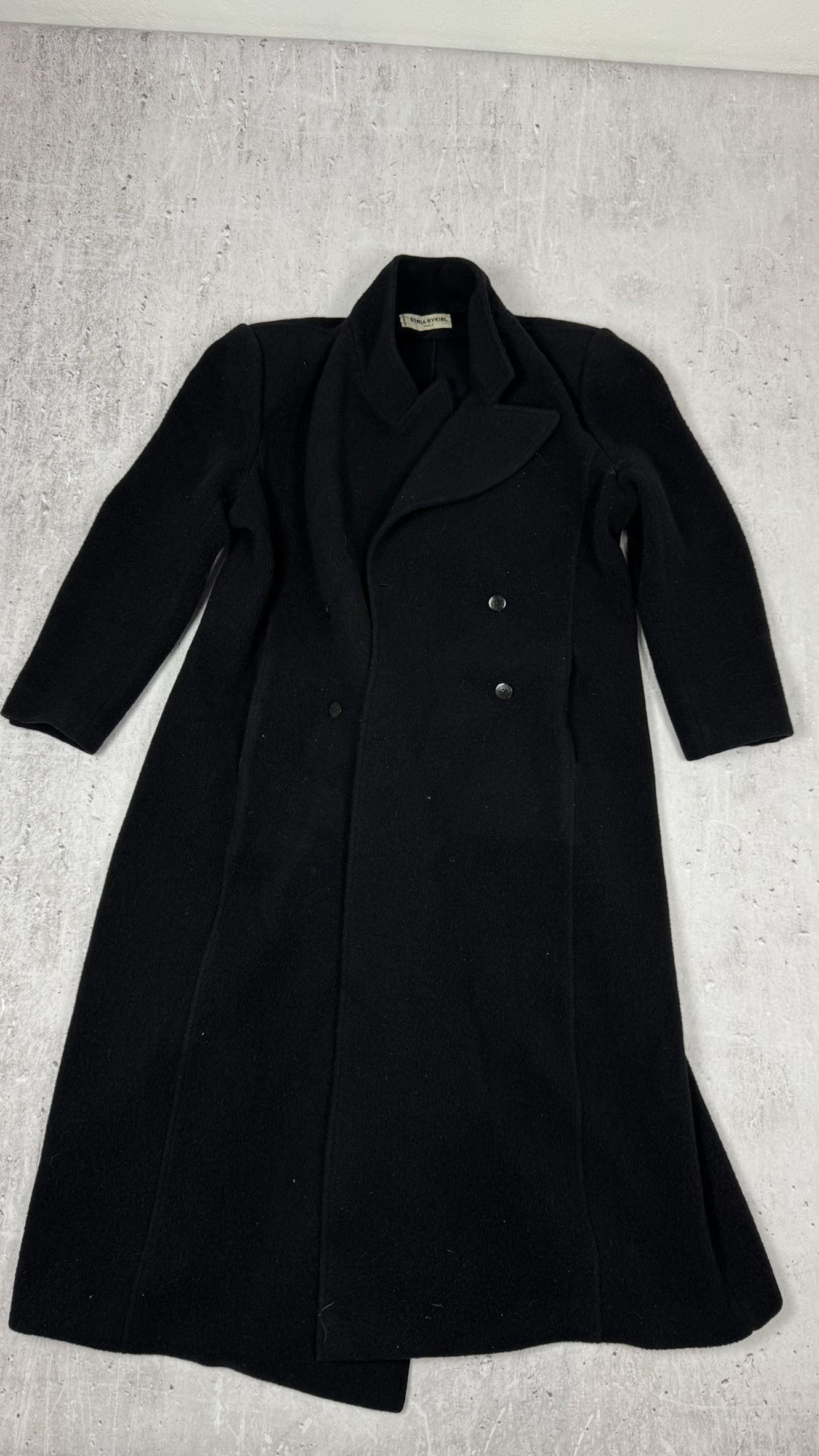 Coat wrap Sonia Rykiel Made in France Laine Wool