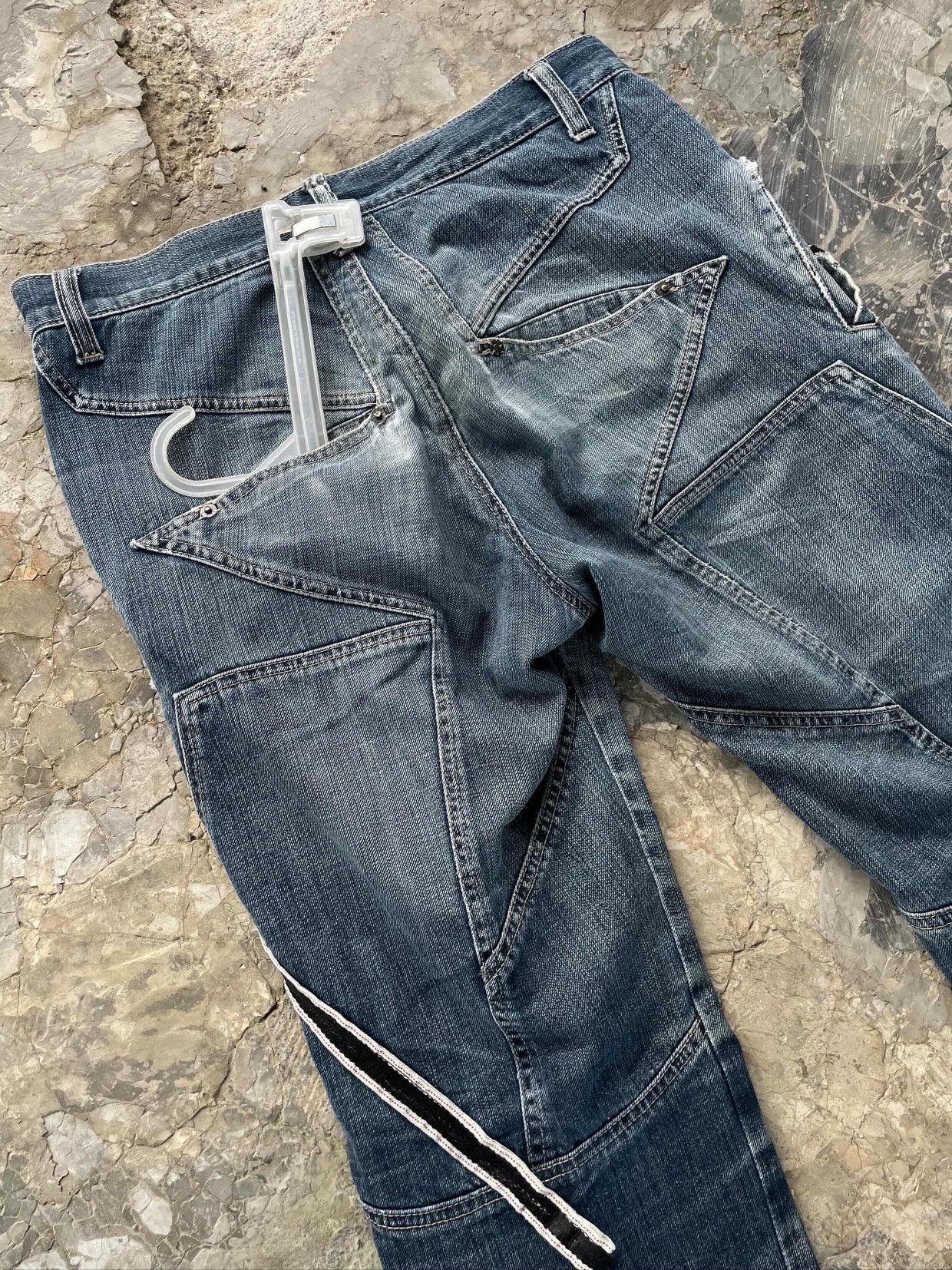 PPFM Rare Archive PPFM In Sleepy London Town Distressed Denim Size US 34 / EU 50 - 8 Thumbnail
