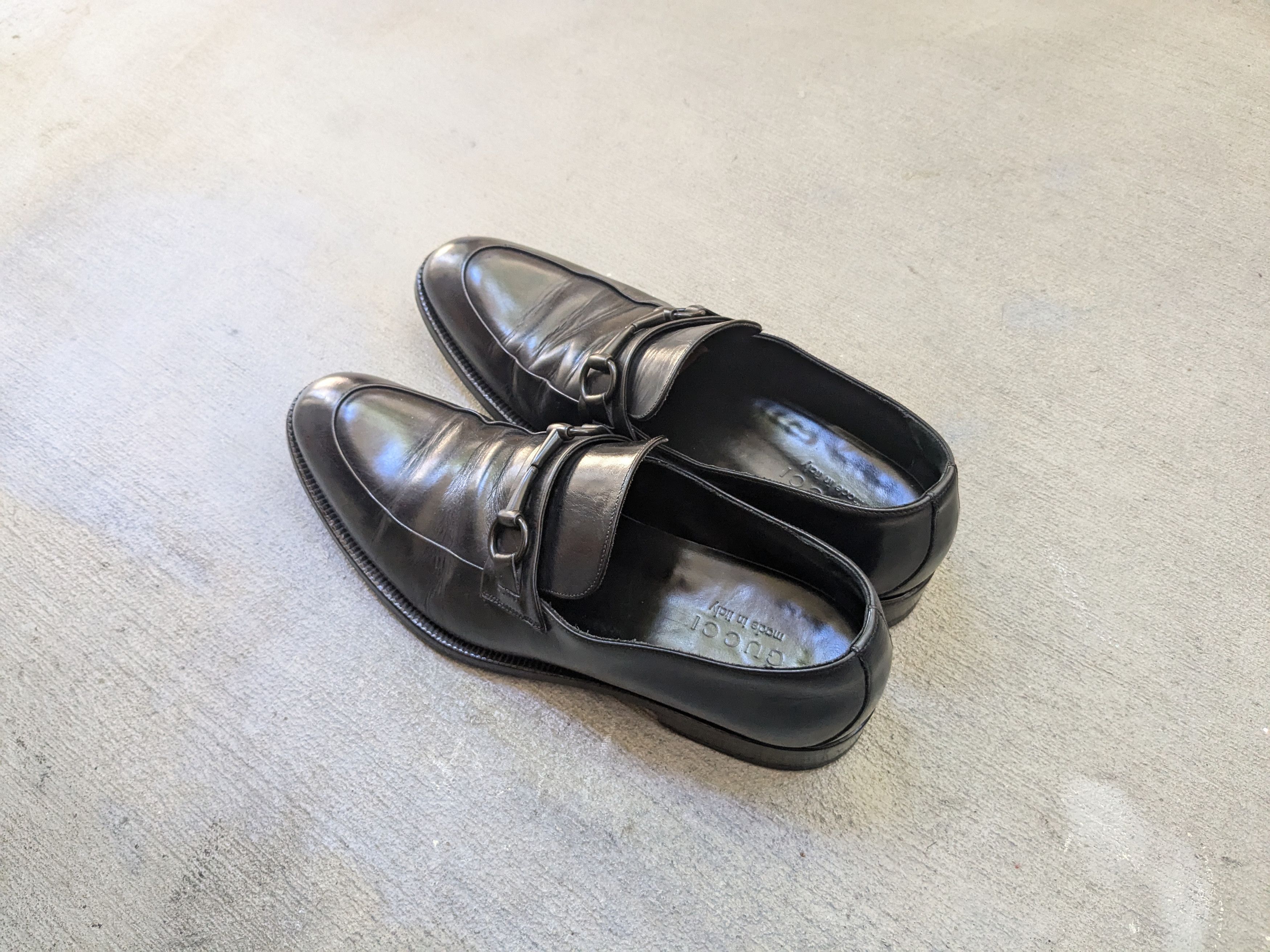 Gucci Gucci Horsebit Loafers Black 8 D Leather Snaffle Tom Ford Size US 8 / EU 41 - 12 Thumbnail