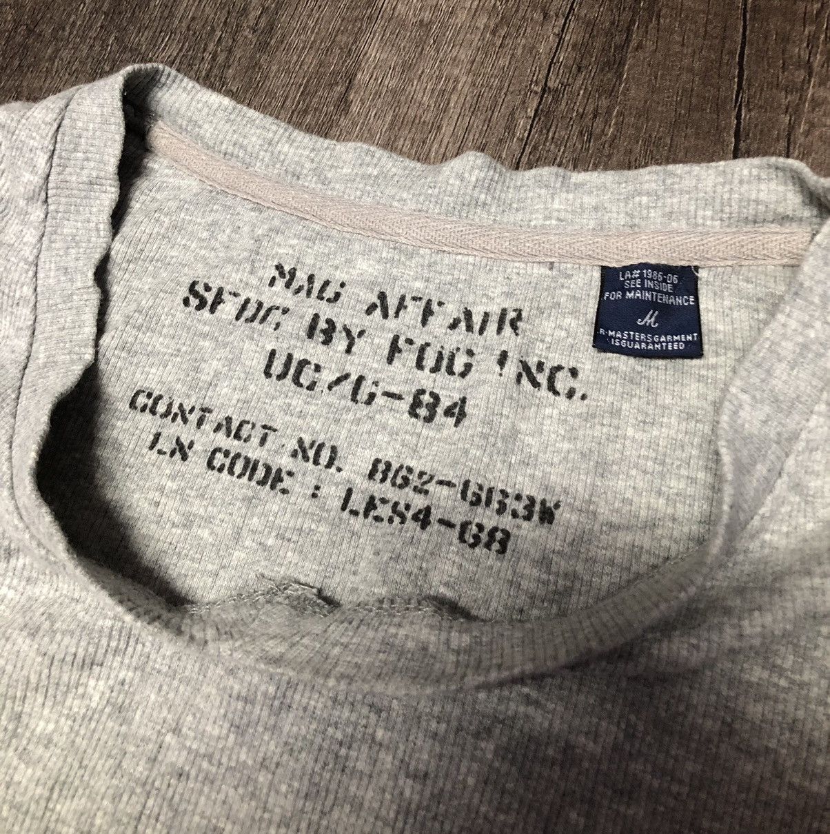 Vintage Vintage Real Masters Garment x Accomplish Long Sleeve Tshirt Size US M / EU 48-50 / 2 - 18 Thumbnail