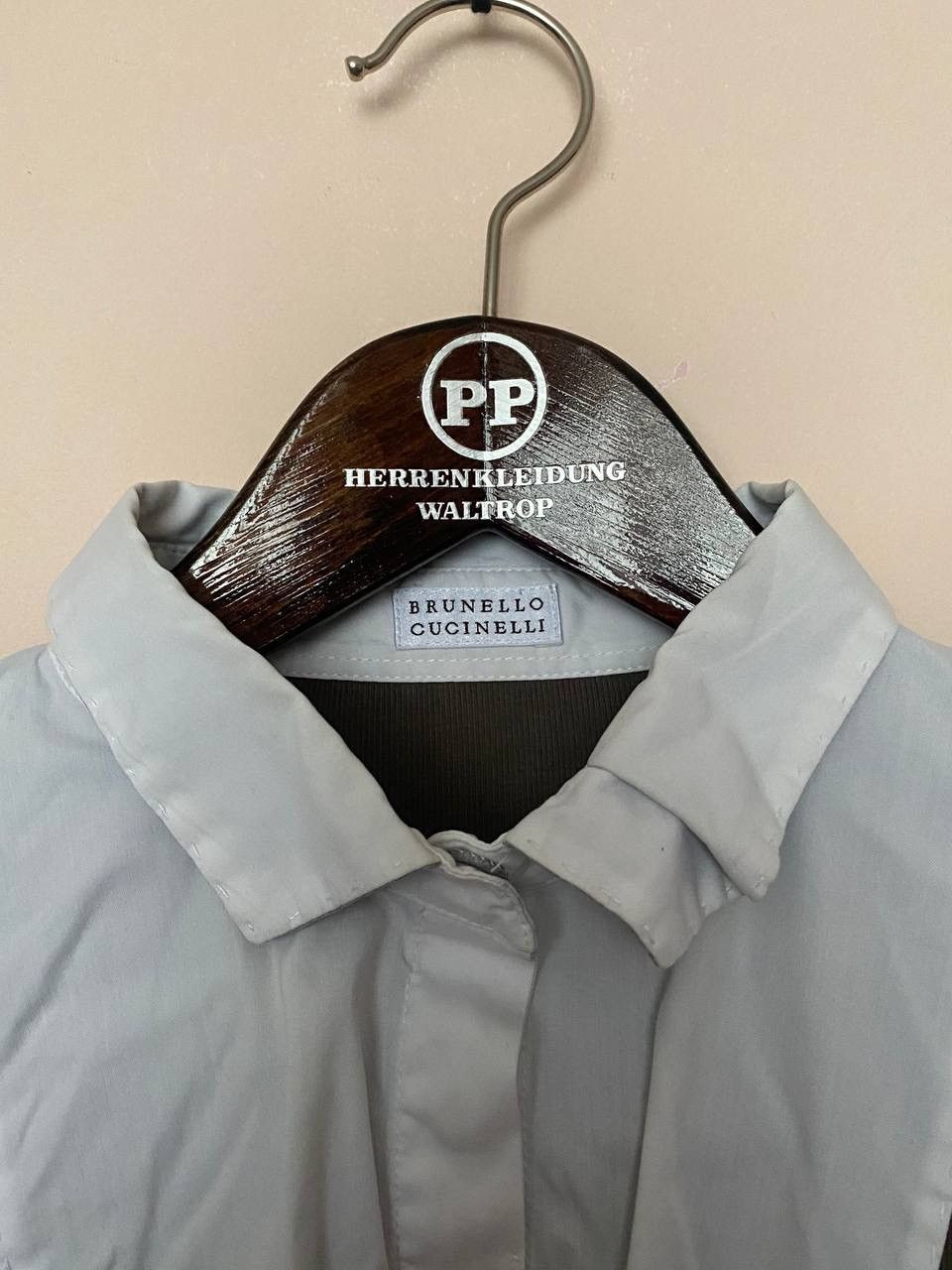 Brunello Cucinelli Brunello Cucinelli Cotton Polo Shirt Sz L Size L / US 10 / IT 46 - 5 Thumbnail