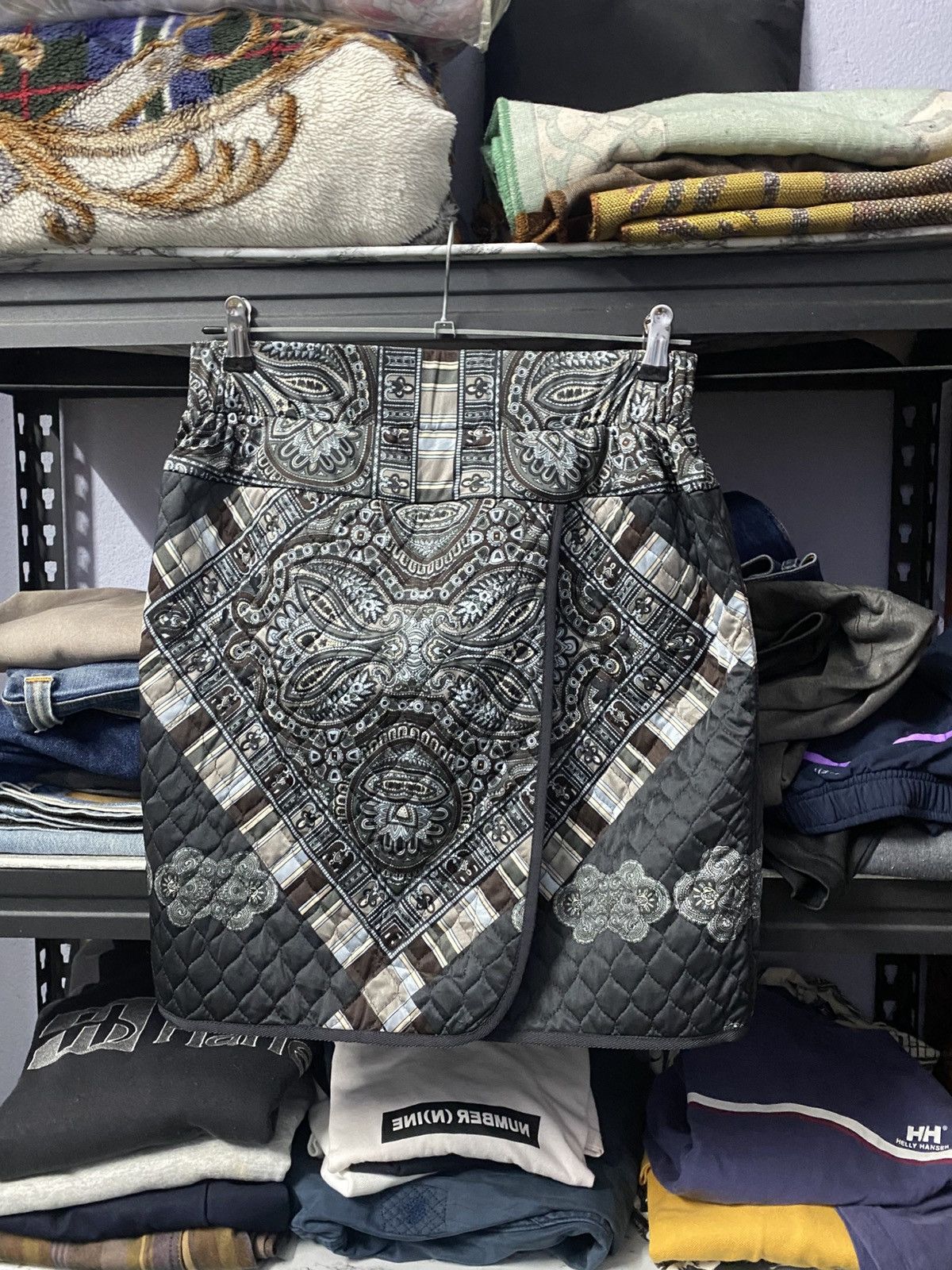 CABANE de ZUCCa Cabane De Zucca Issue Paislee Design Mini Skirt Size 30" / US 8 / IT 44 - 2 Thumbnail