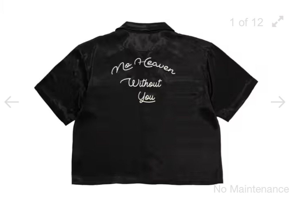 No Maintenance No Heaven Without You” Acetate Camp Collar Shirt Size US XL / EU 56 / 4 - 2 Thumbnail