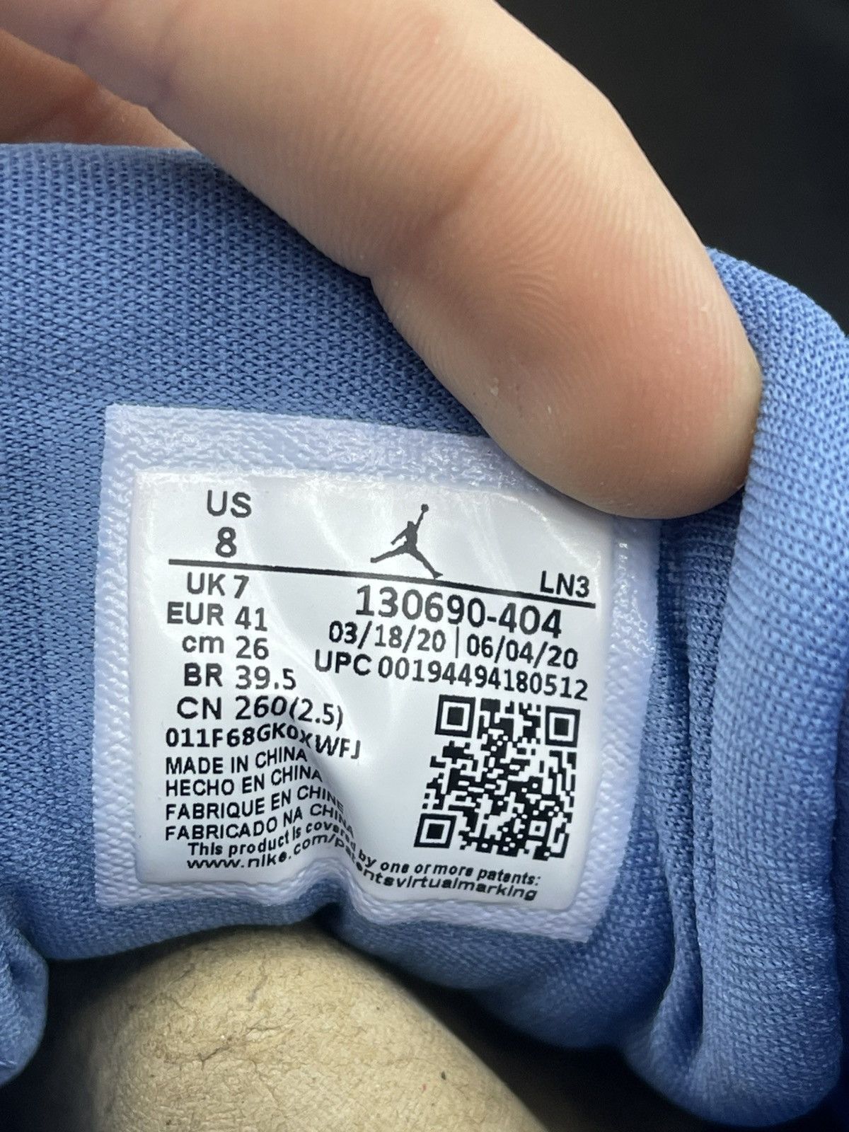 Jordan Brand Size 8 - Jordan 12 Indigo Blue/White Size US 8 / EU 41 - 11 Thumbnail