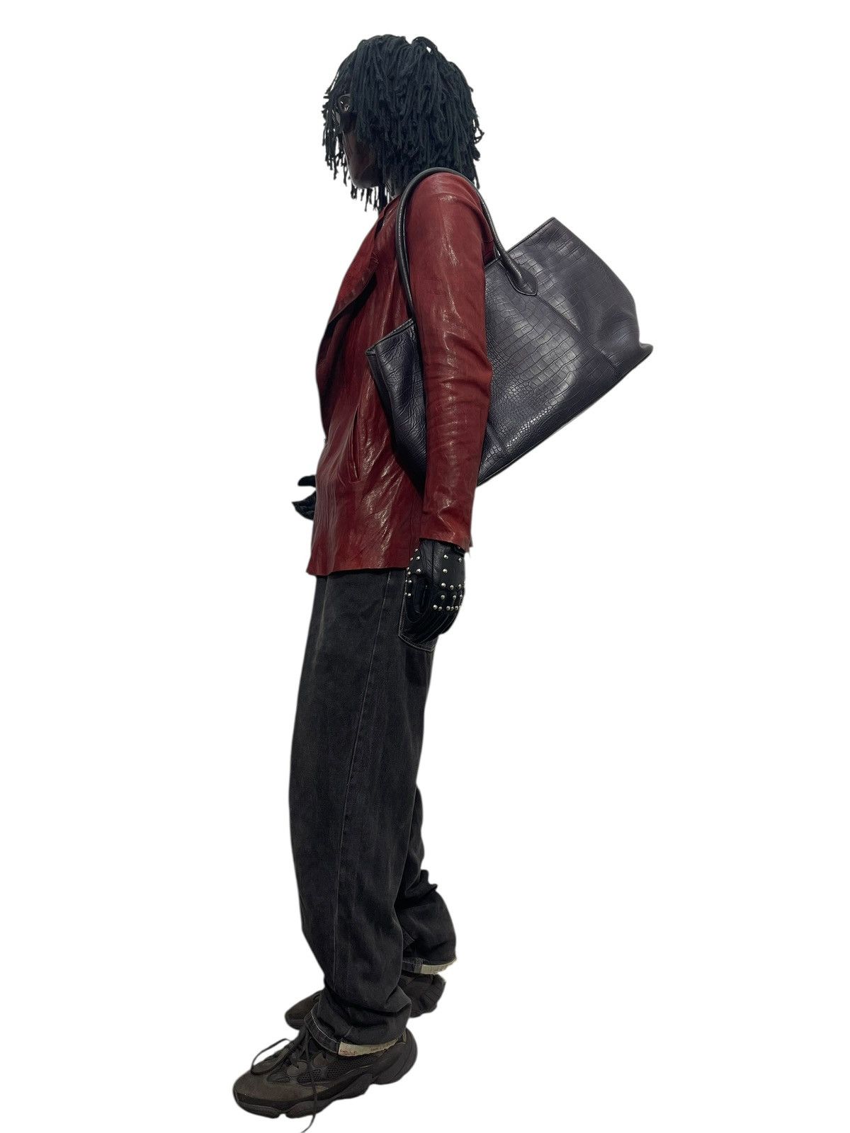 United Arrows Crocodile Embossed Leather United Arrows Tote Bag 8🟩 Size ONE SIZE - 2 Thumbnail