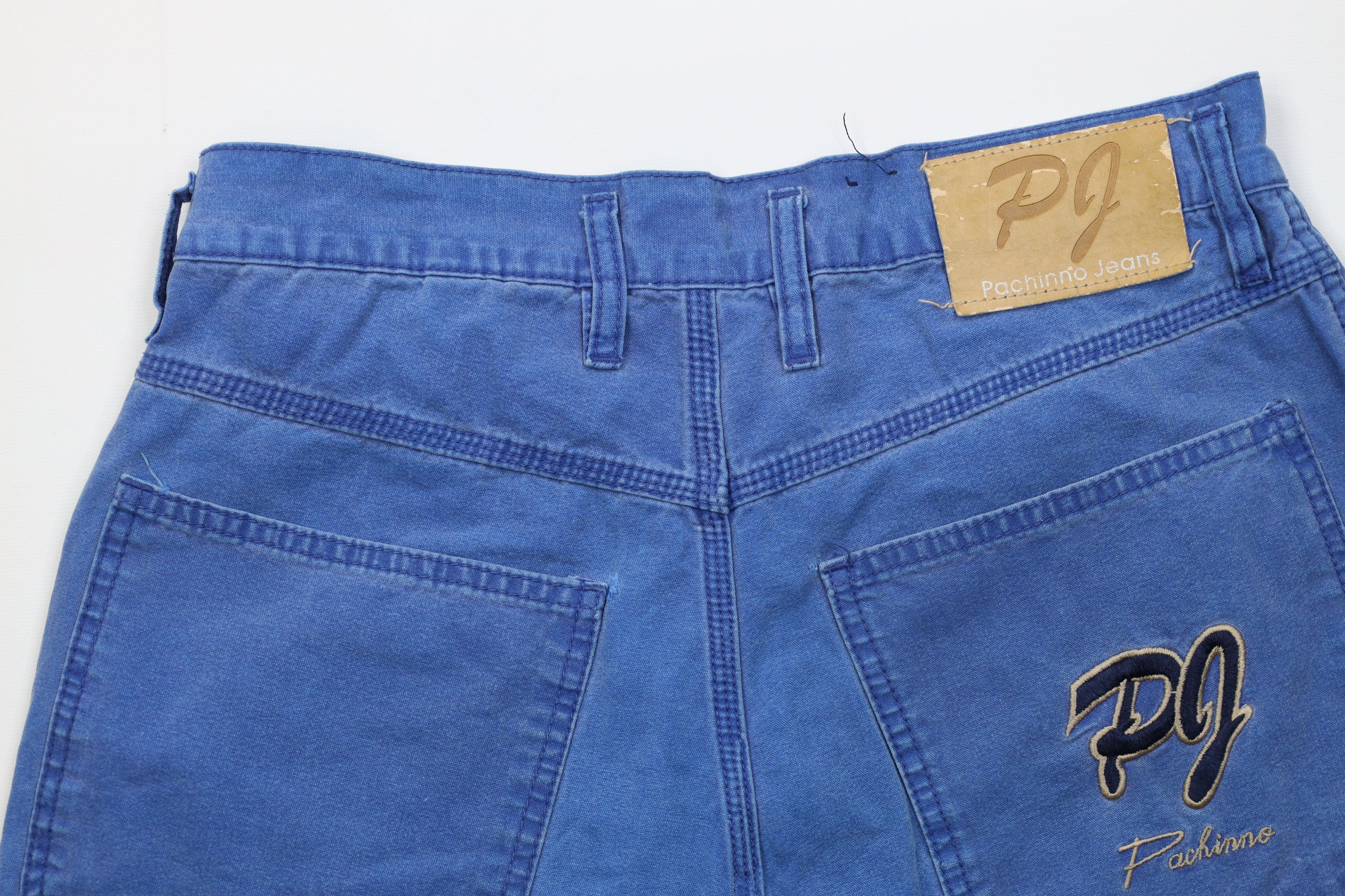 Vintage Vintage 90s Y2K Streetwear Stonewash Baggy Dungaree Shorts Size US 31 - 10 Thumbnail