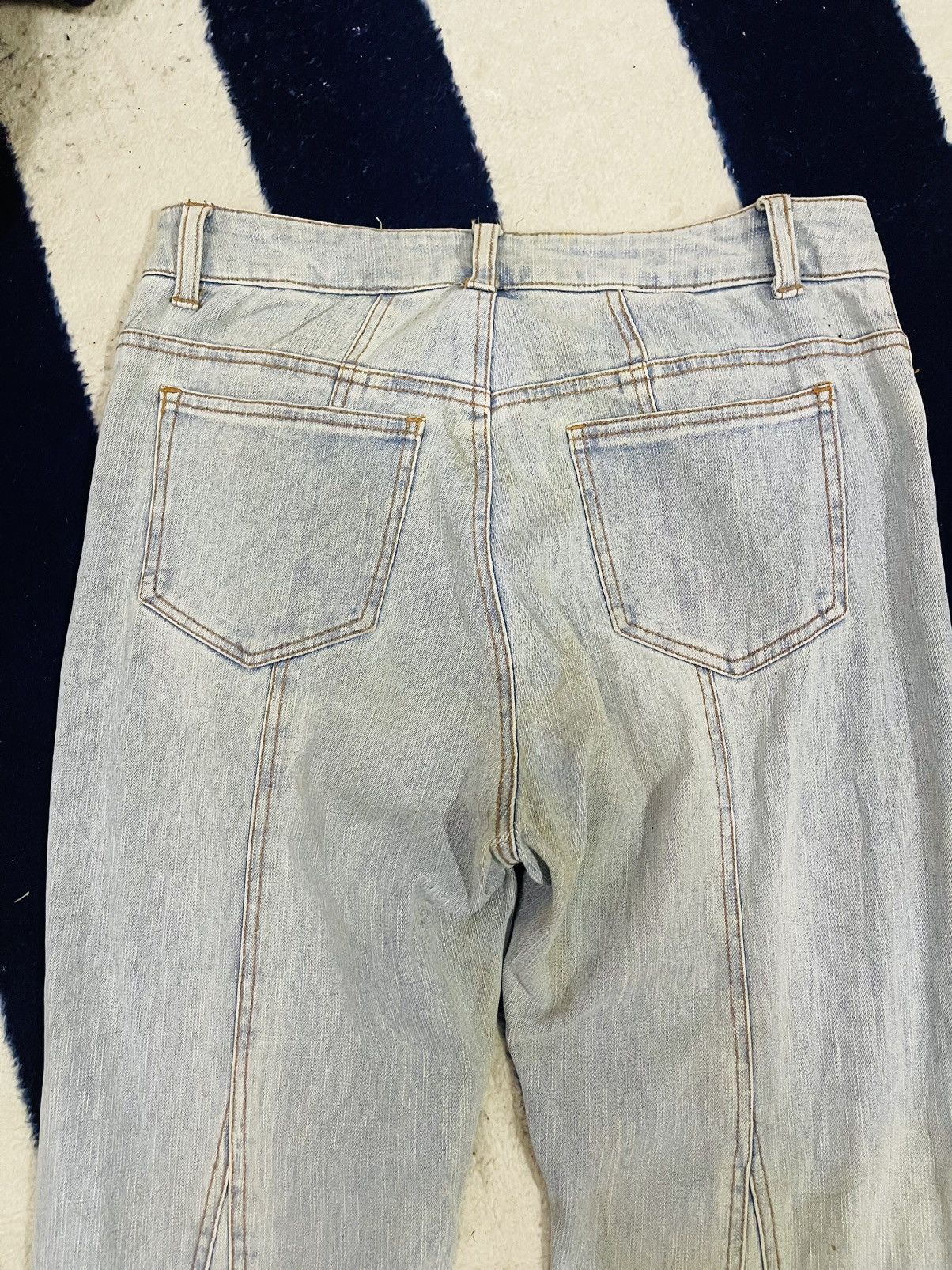 Japanese Brand Unbranded Flare Jeans Inspired Hysteric Glamour (14) Size 30" / US 8 / IT 44 - 7 Thumbnail
