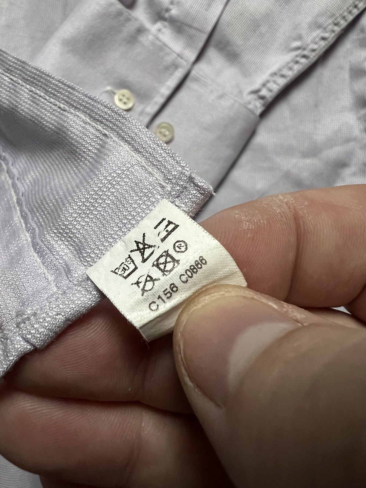 Dior Vintage 90s Christian Dior Italy Button Up Shirt Lux 15 1/2 Size US L / EU 52-54 / 3 - 16 Thumbnail