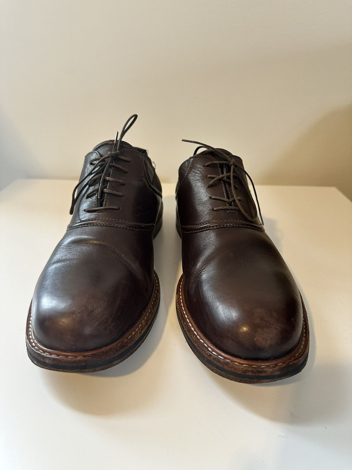 Louis Vuitton Louis Vuitton Brown Lace Up Loafer Size US 10 / EU 43 - 2 Thumbnail