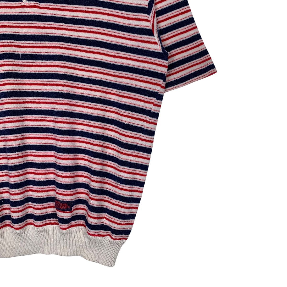 Playboy PLAYBOY Striped Short Sleeve Jumper #2000-C87 Size US L / EU 52-54 / 3 - 4 Thumbnail