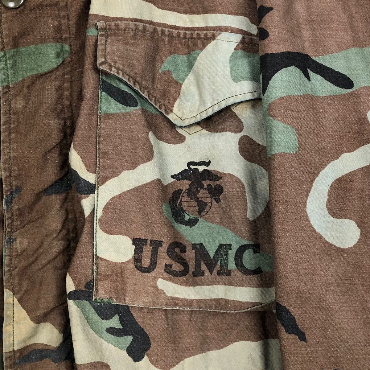 Vintage Vintage United States Marine Corps Camouflage Field Jacket Size US L / EU 52-54 / 3 - 7 Thumbnail
