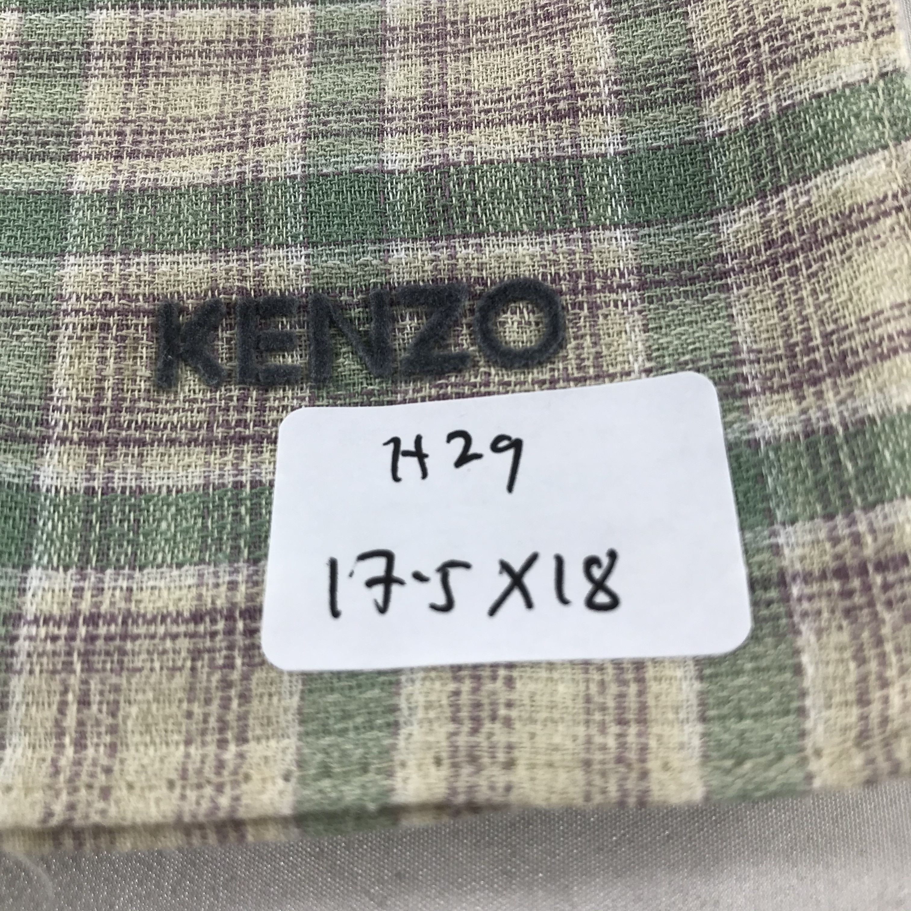 Kenzo Kenzo Tartan Handkerchief Neckerchief Bandana H29 Size ONE SIZE - 6 Thumbnail