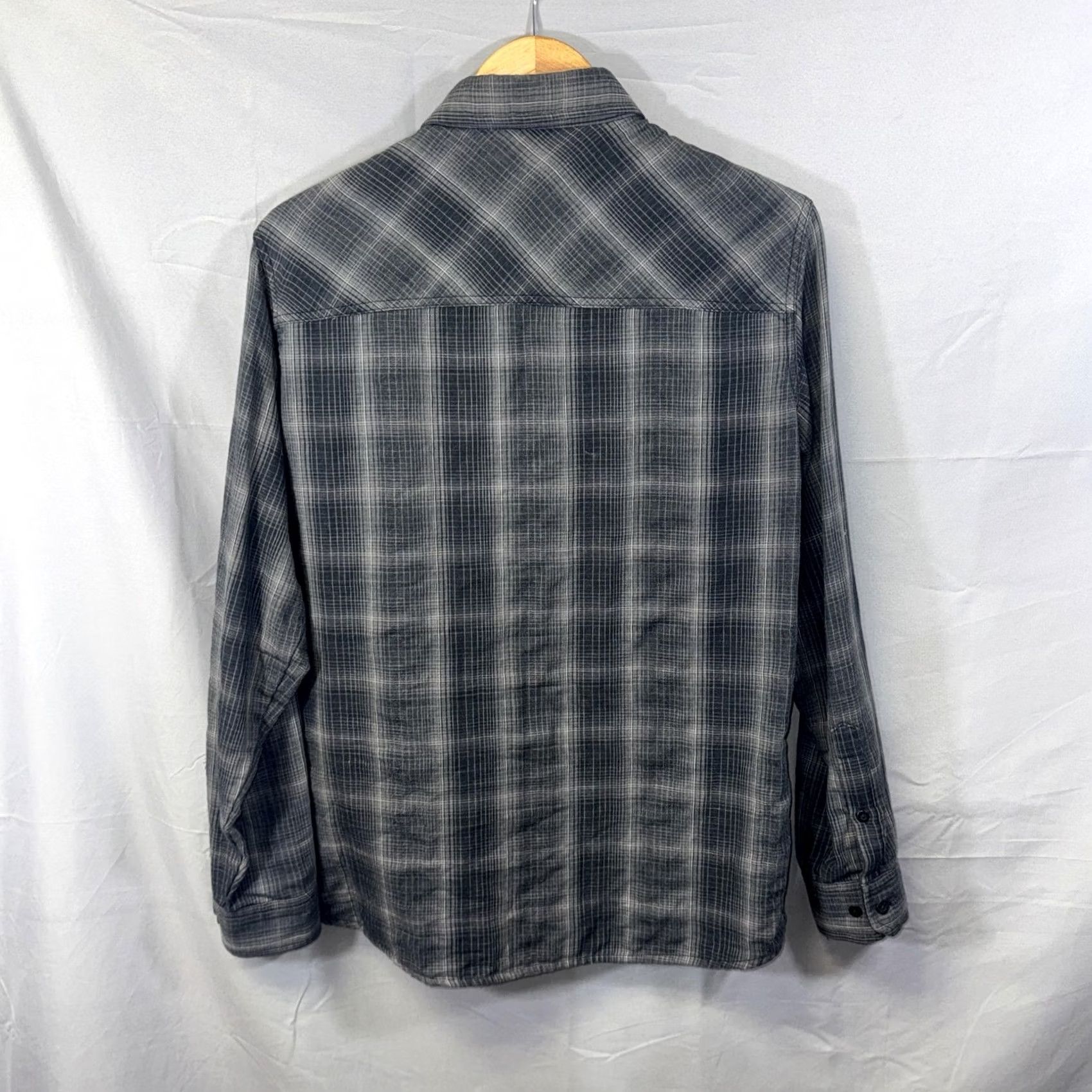Vintage Kühl Shirt Mens M Gray Plaid Long Sleeve Button Front Outdoor Casual Hiking Size US M / EU 48-50 / 2 - 2 Thumbnail