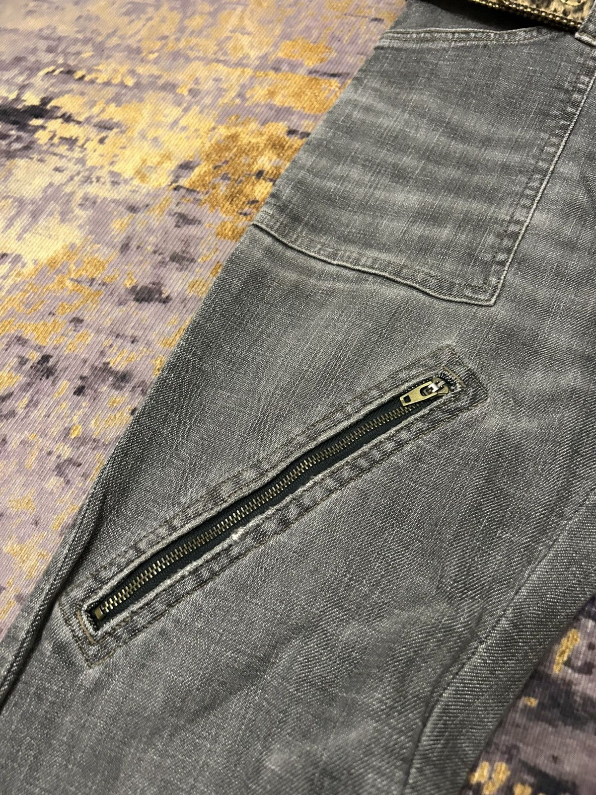 Tete Homme Japanese Bondage Cargo Flare Jeans Size US 30 / EU 46 - 9 Thumbnail
