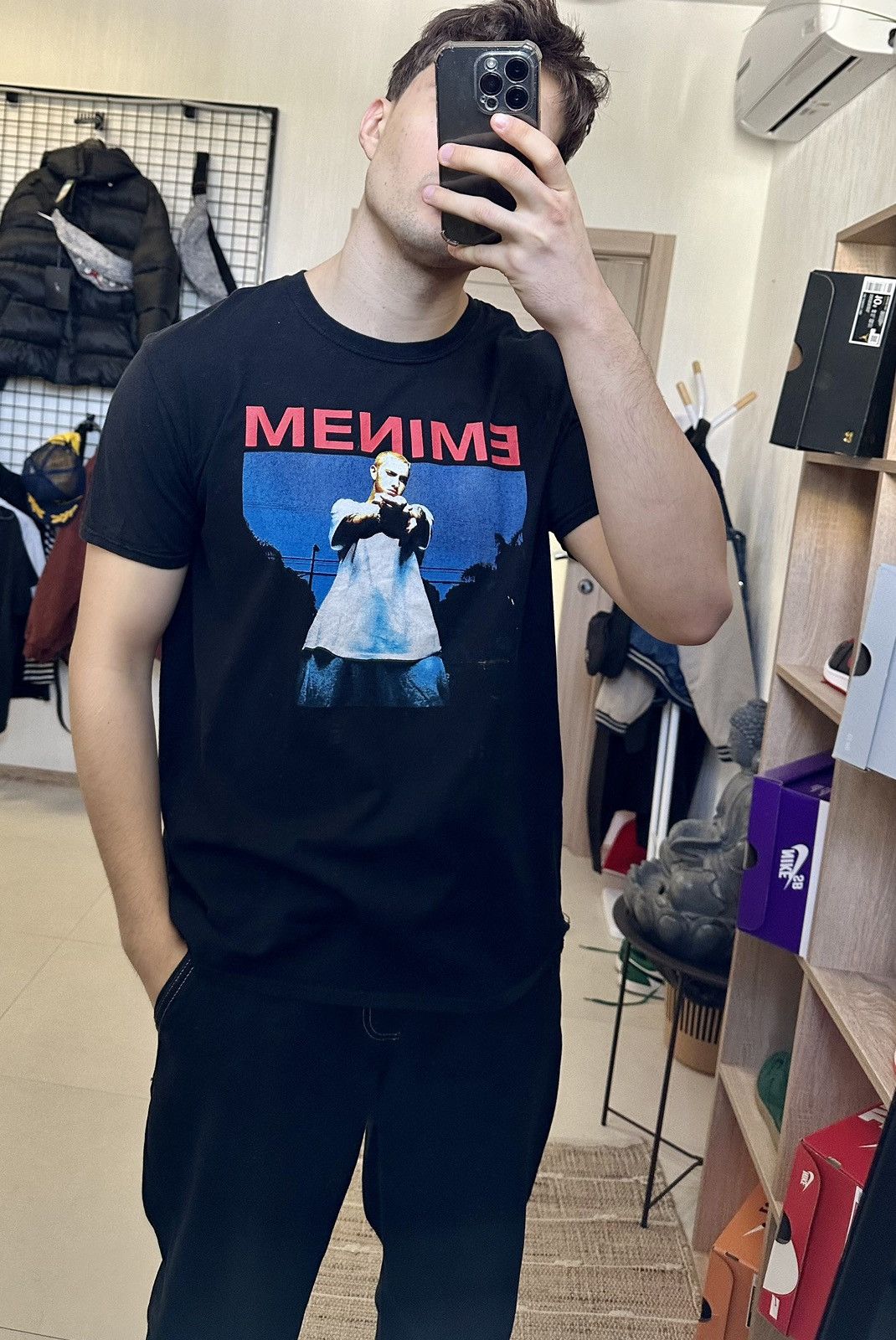 Other Eminem Hip Hop tee T shirt Marshall Mathers Black M size Size US M / EU 48-50 / 2 - 2 Thumbnail