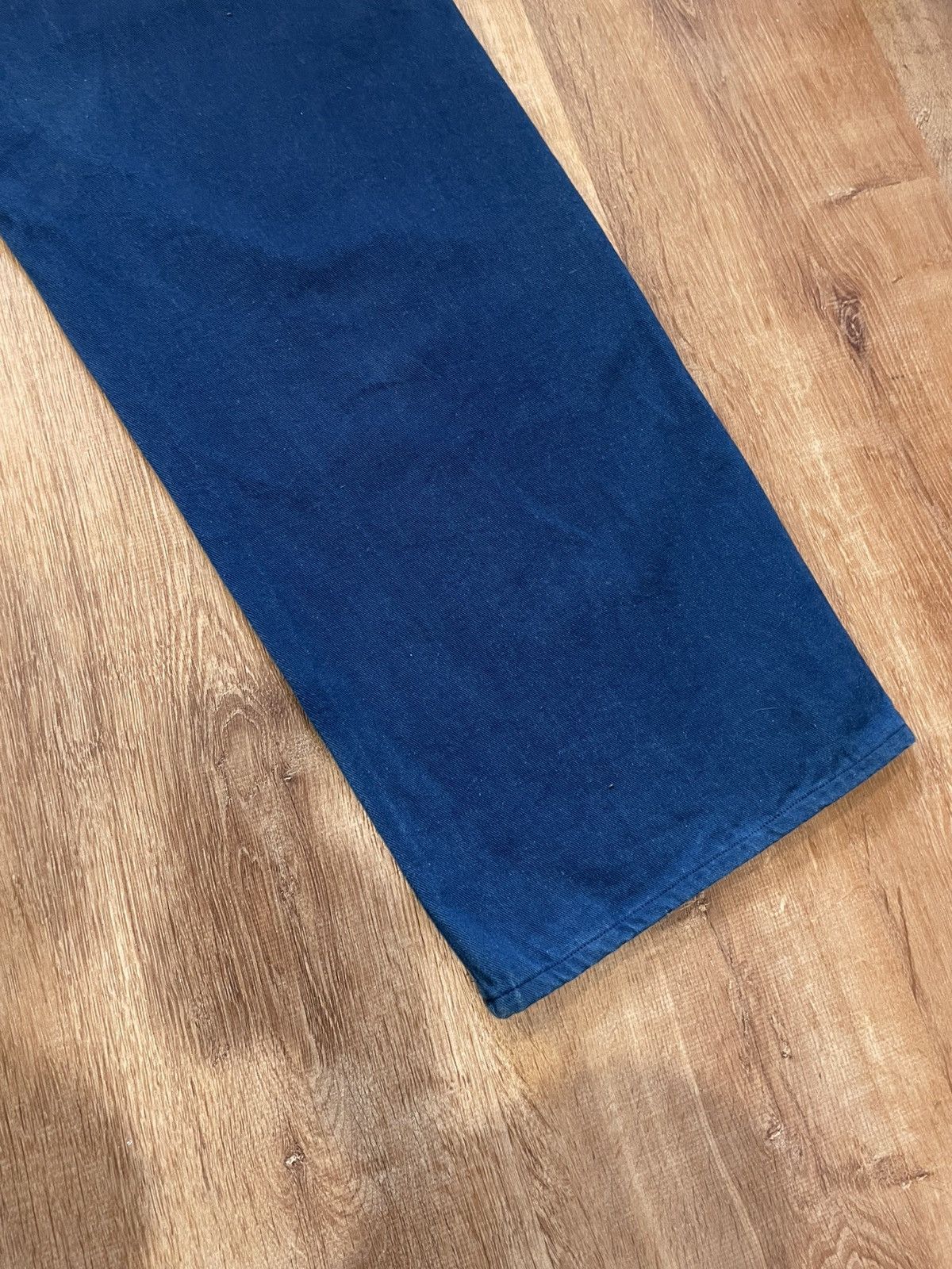 Taiga Takahashi Lot 209 Buckle-Backed Trousers in Indigo Size US 32 / EU 48 - 16 Thumbnail