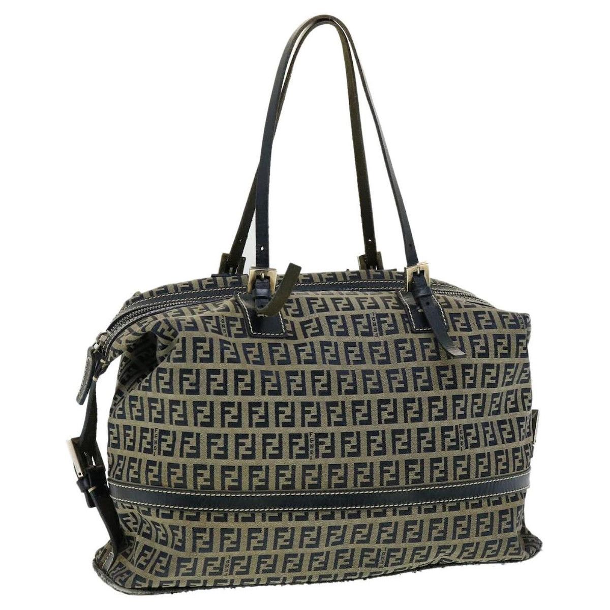 Fendi FENDI ZUCCHINO CANVAS HANDBAG Size ONE SIZE - 1 Thumbnail