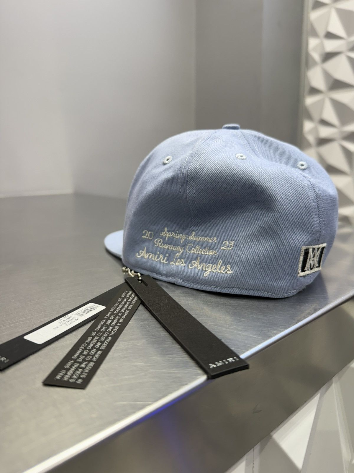 Amiri Amiri MA Fitted Cap – Baby Blue (SS23) - Size M - Brand New Size ONE SIZE - 2 Thumbnail