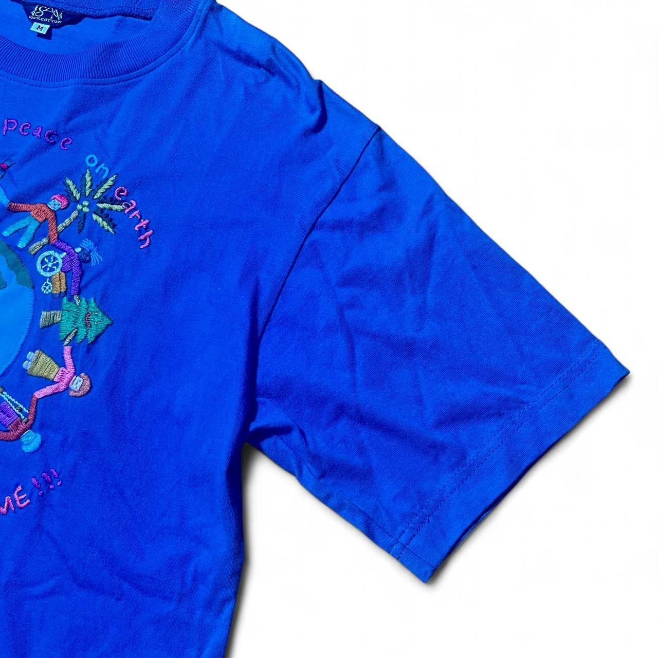 Vintage Vtg ISAN Weaving Hand embroidered Diversity Tee - Size M Size US M / EU 48-50 / 2 - 5 Thumbnail