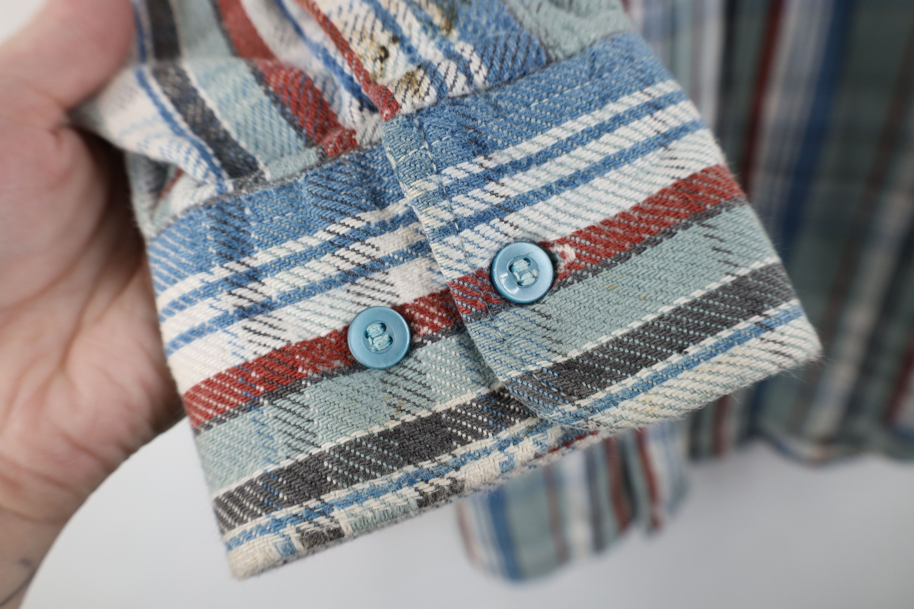 Vintage Vintage 90s Streetwear Heavyweight Flannel Button Shirt Size US M / EU 48-50 / 2 - 6 Thumbnail