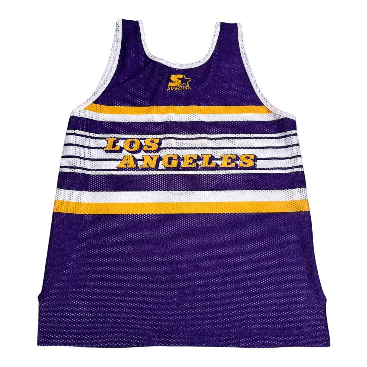 NBA × Starter × Vintage Vintage Starter Los Angeles Lakers Mesh Jersey Adult Large Size US L / EU 52-54 / 3 - 5 Thumbnail