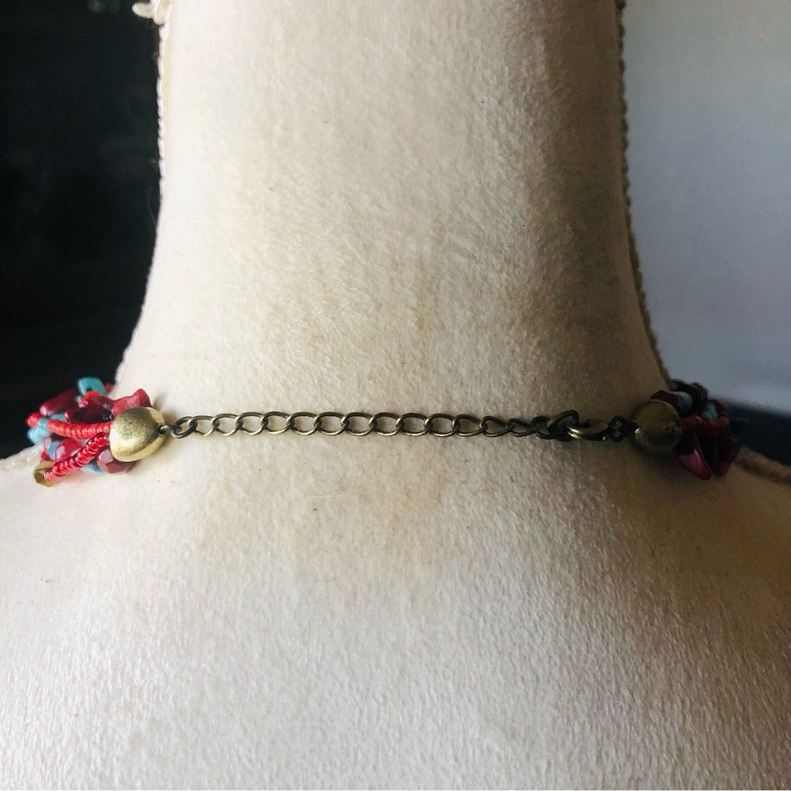 Jewelry Southwestern faux red coral and howlite jewelry set Size ONE SIZE - 8 Thumbnail
